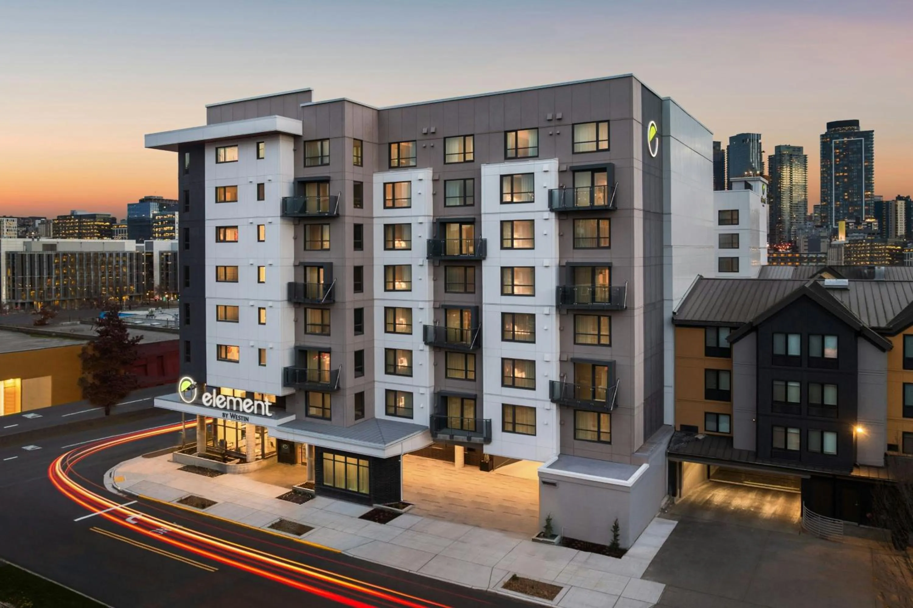 Property building in Element Seattle Downtown