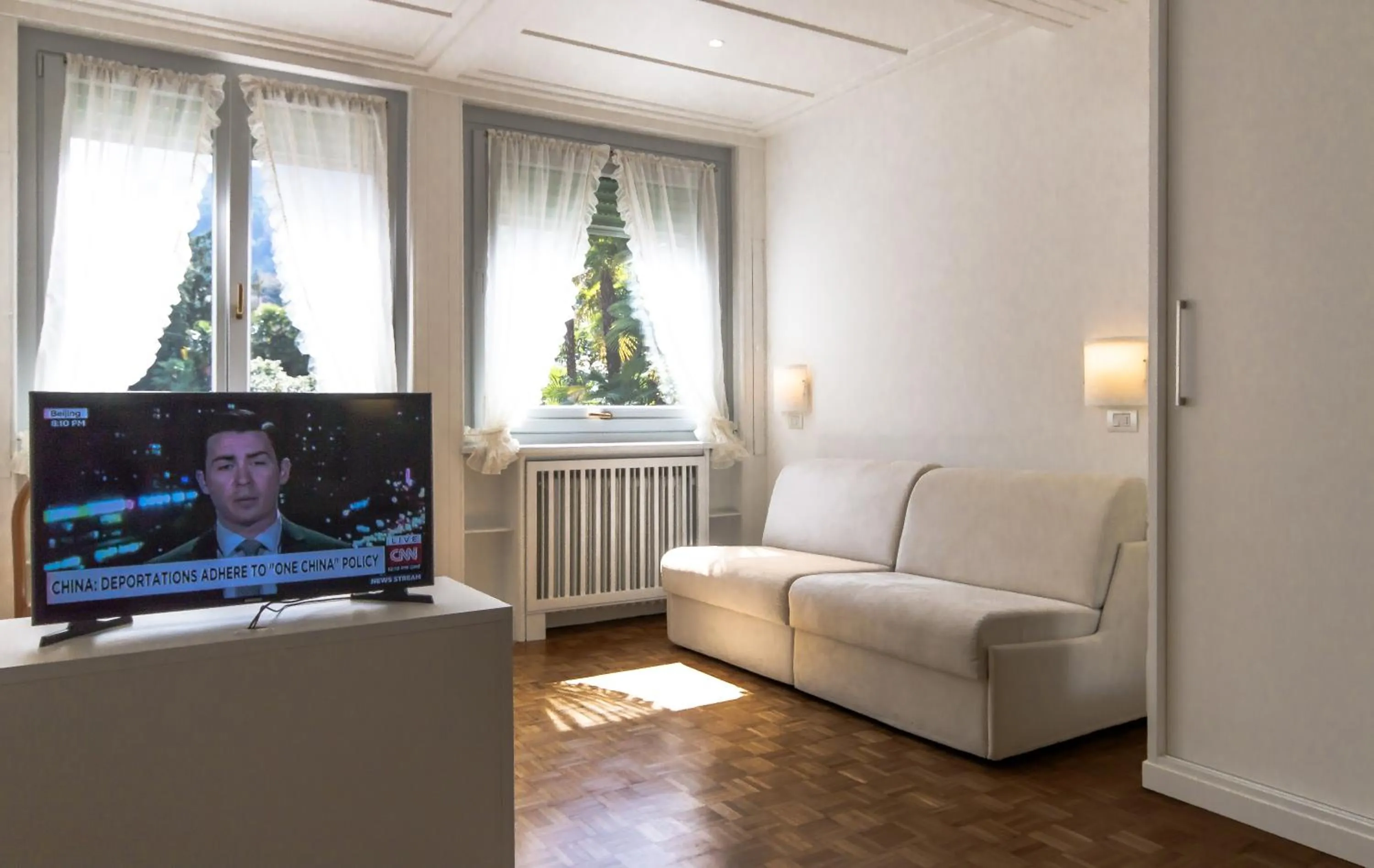 Seating area in Hotel Beau Rivage