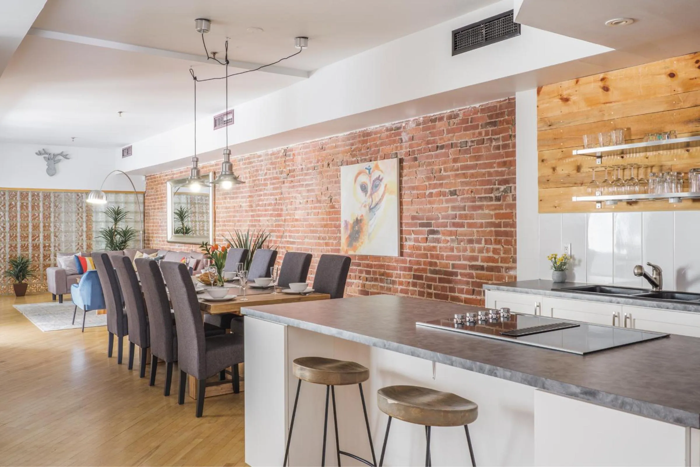 Living room in MTLVacationRentals - The City Chalet