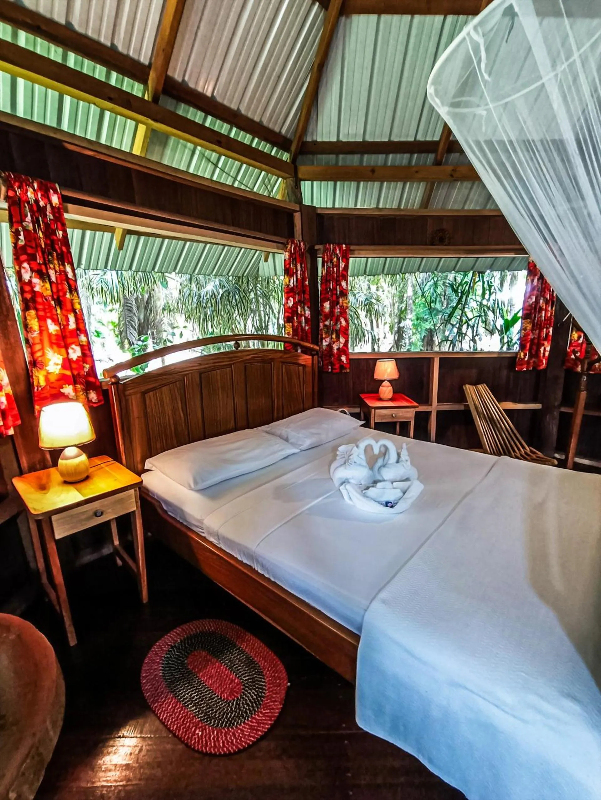 Bed in Sun Creek Lodge