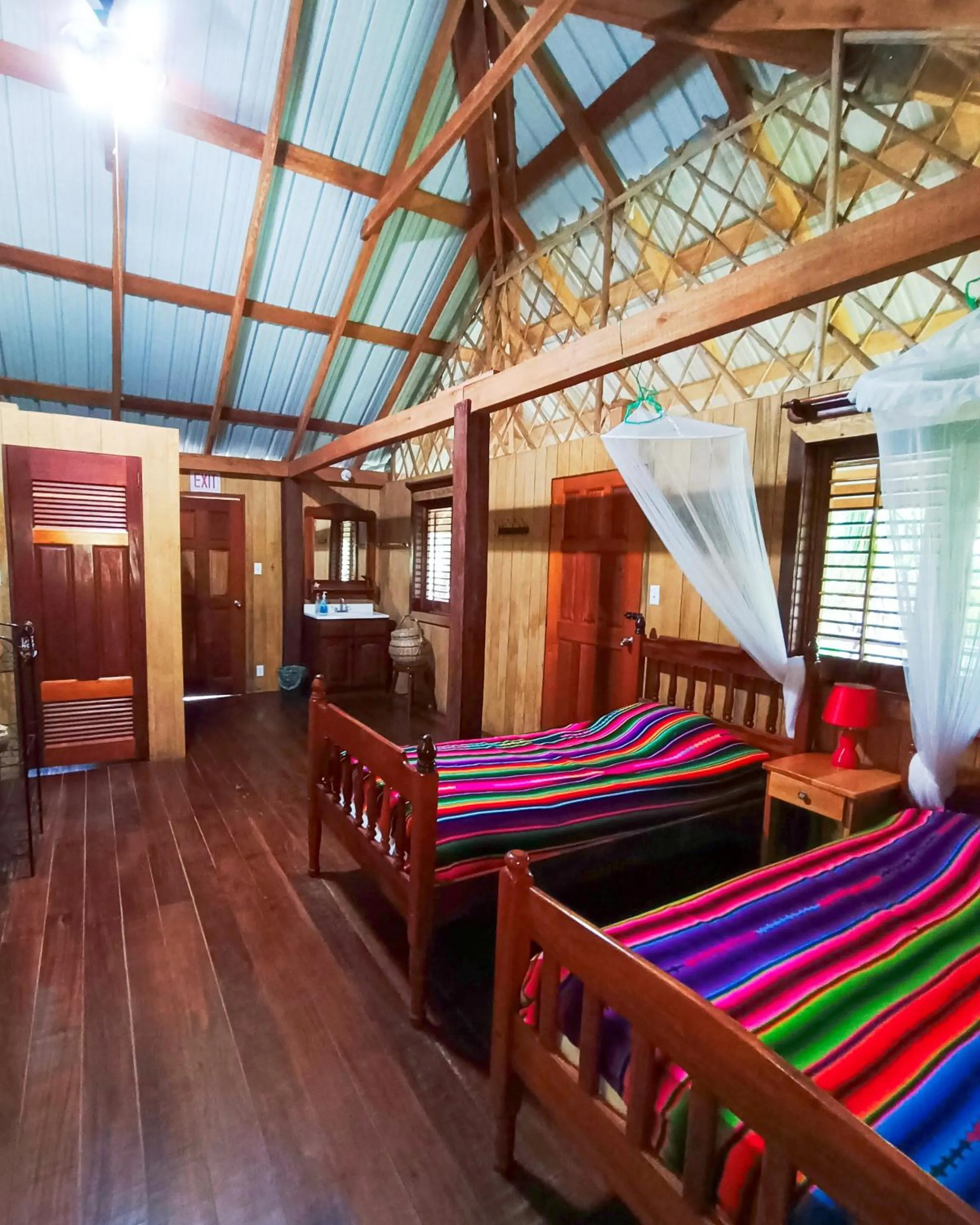 Bed in Sun Creek Lodge