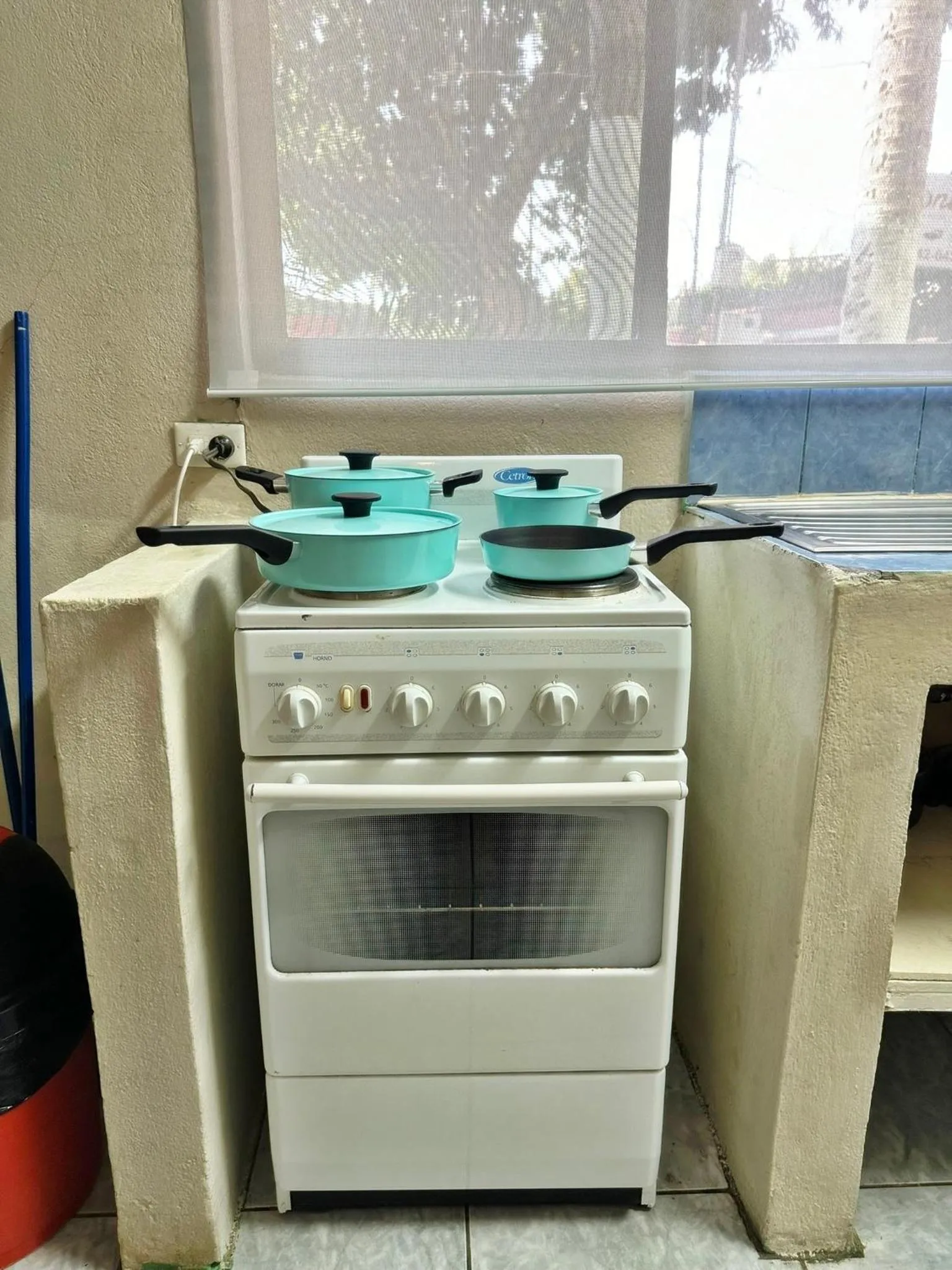 Kitchen or kitchenette in Hotel Nany