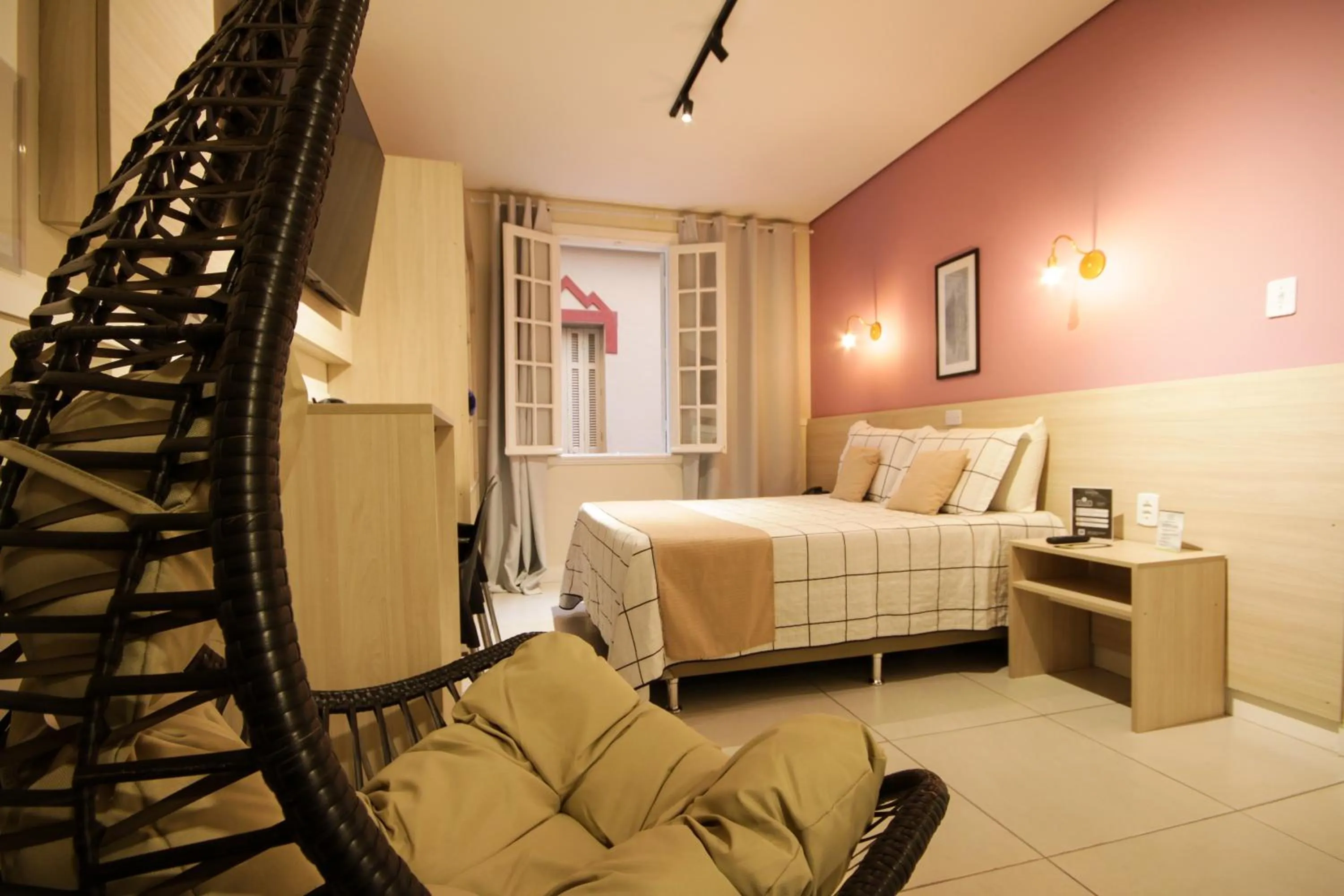 Bed in Hotel Itamarati Centro-República