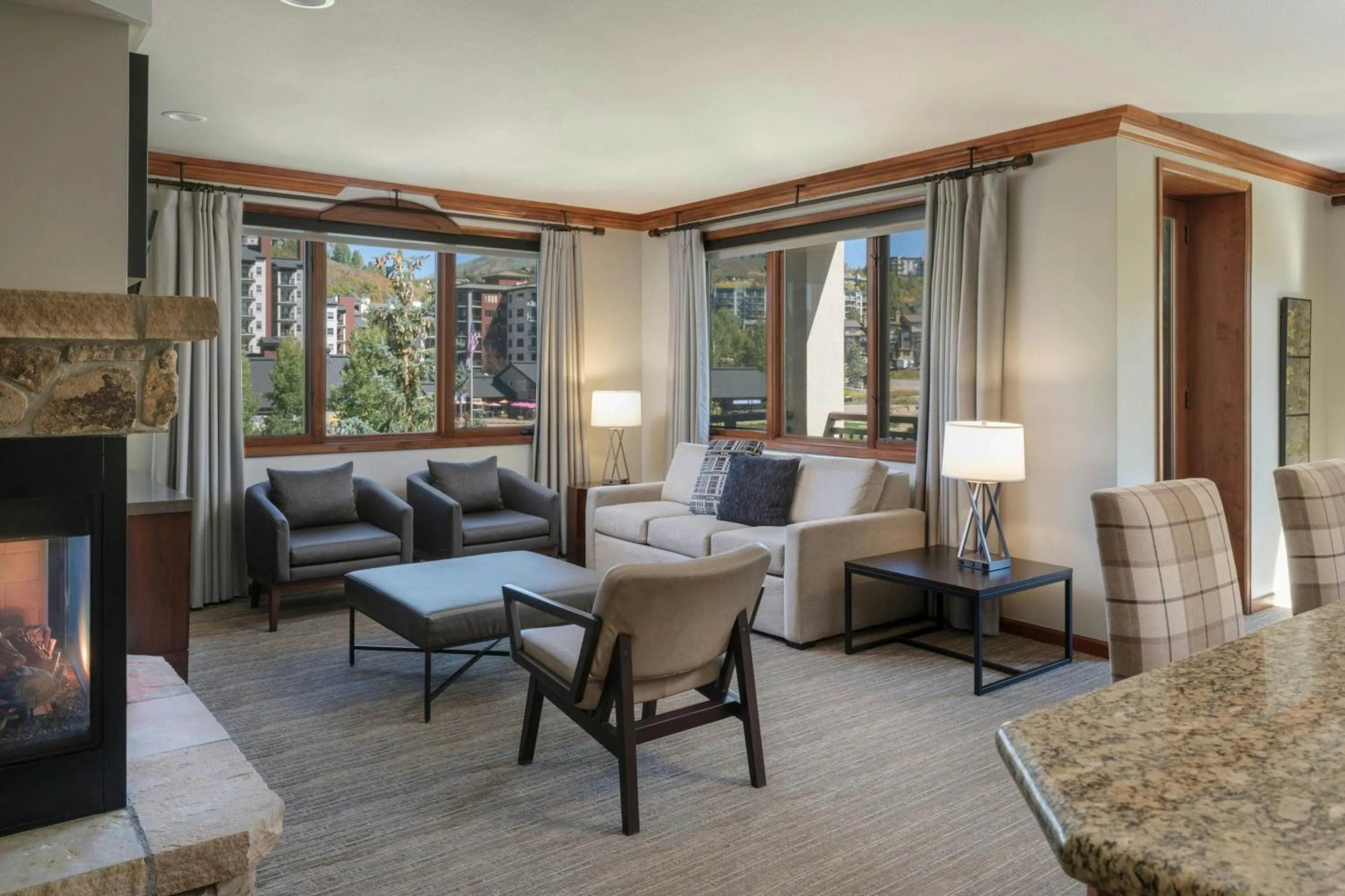 Living room in Sheraton Steamboat Resort Villas