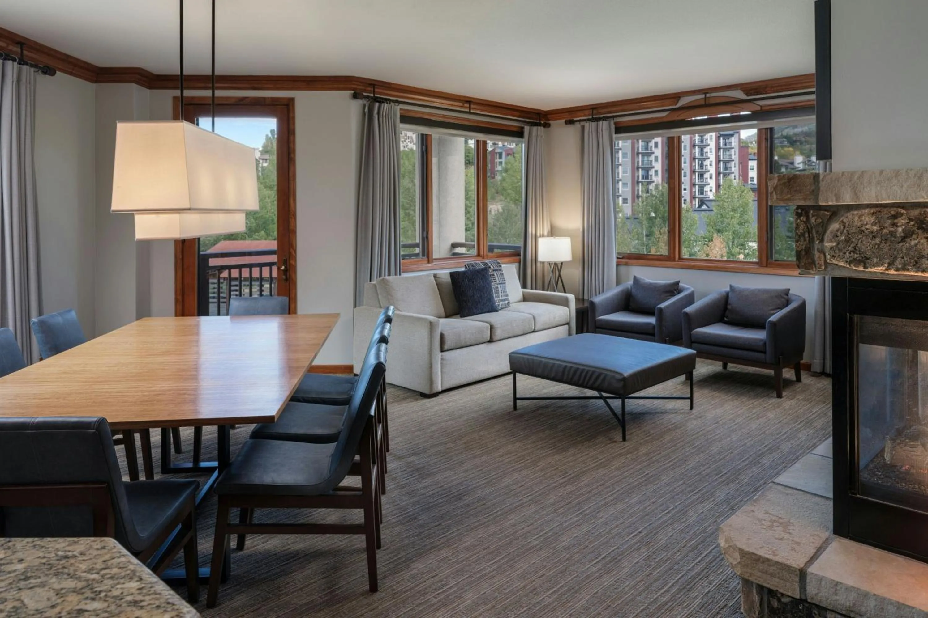 Living room in Sheraton Steamboat Resort Villas