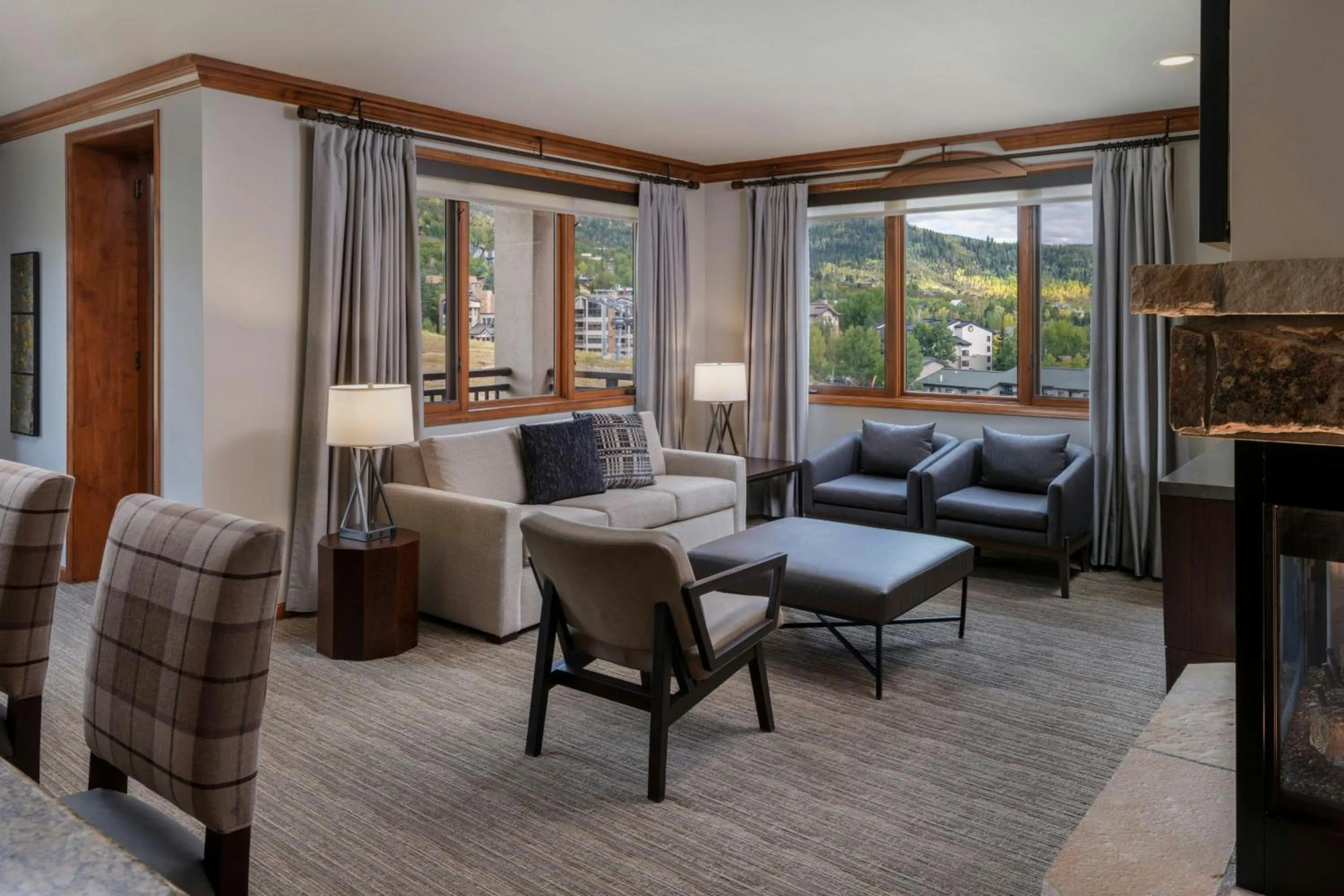 Living room in Sheraton Steamboat Resort Villas