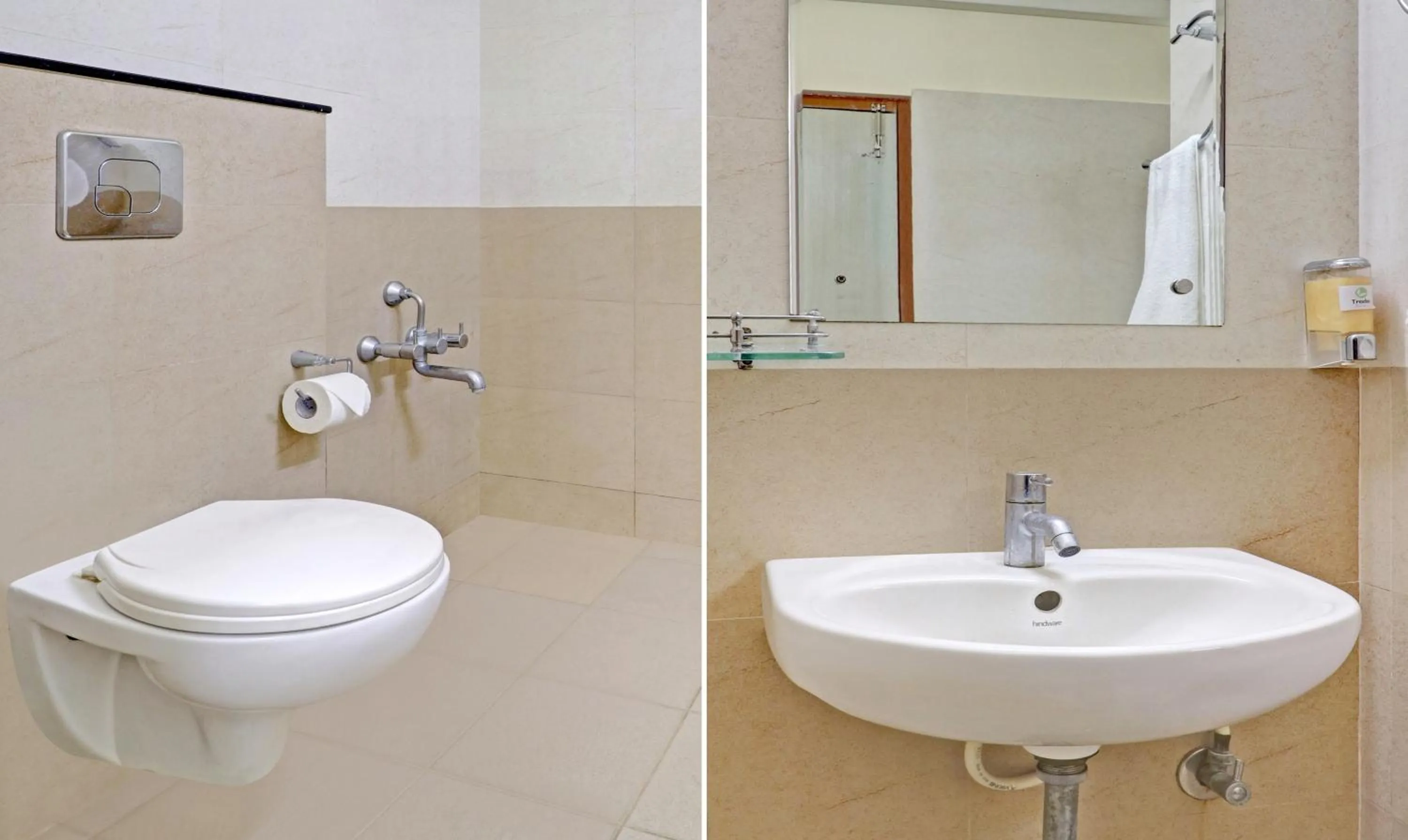 Bathroom in Treebo Akshaya Mayflower Vijaya Bank Layout