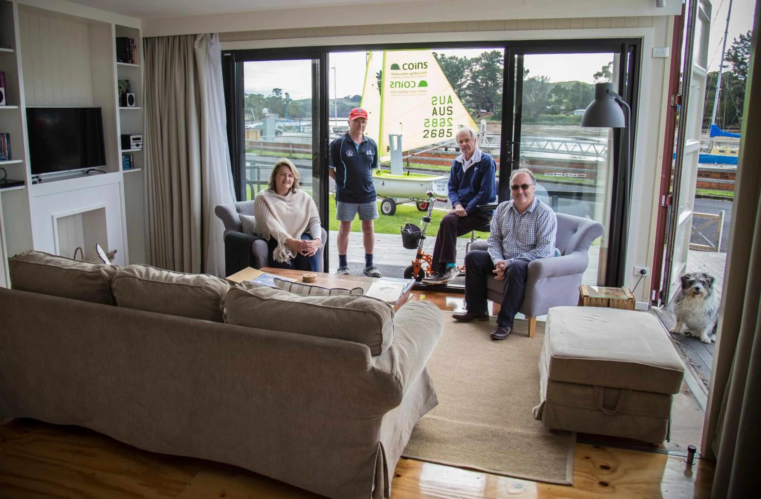 Guests in Coastal Pods Wynyard