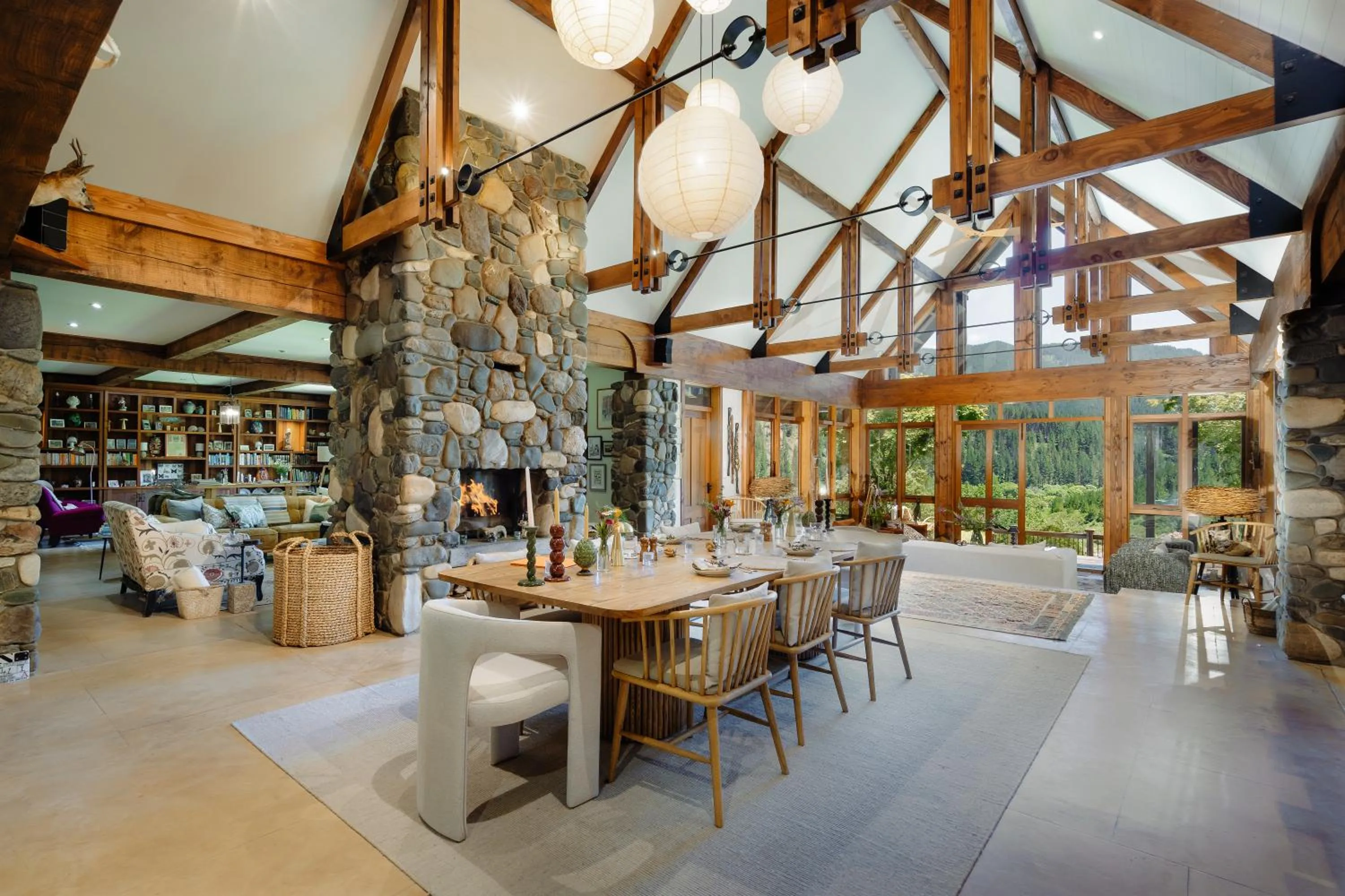 Living room in Stonefly Lodge