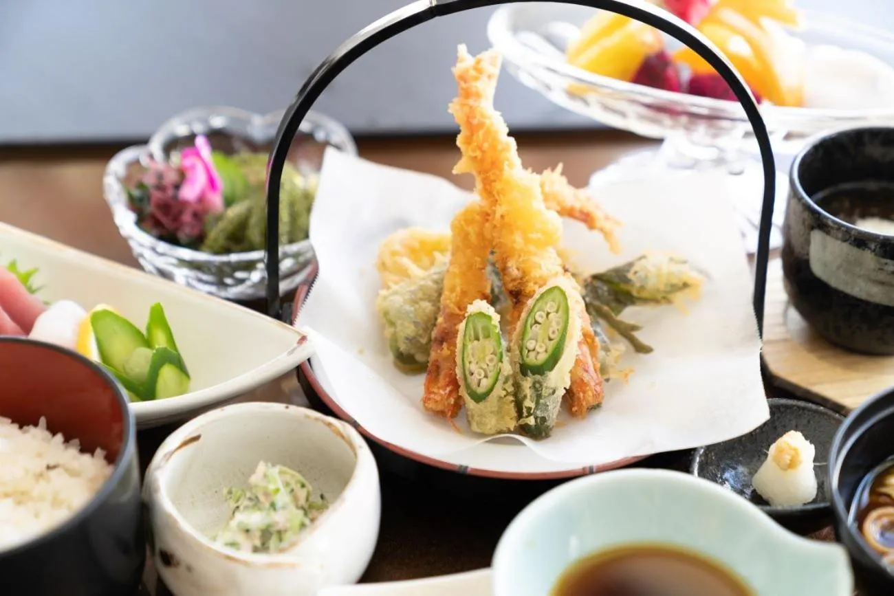 Lunch in EN RESORT Kumejima EEF Beach Hotel