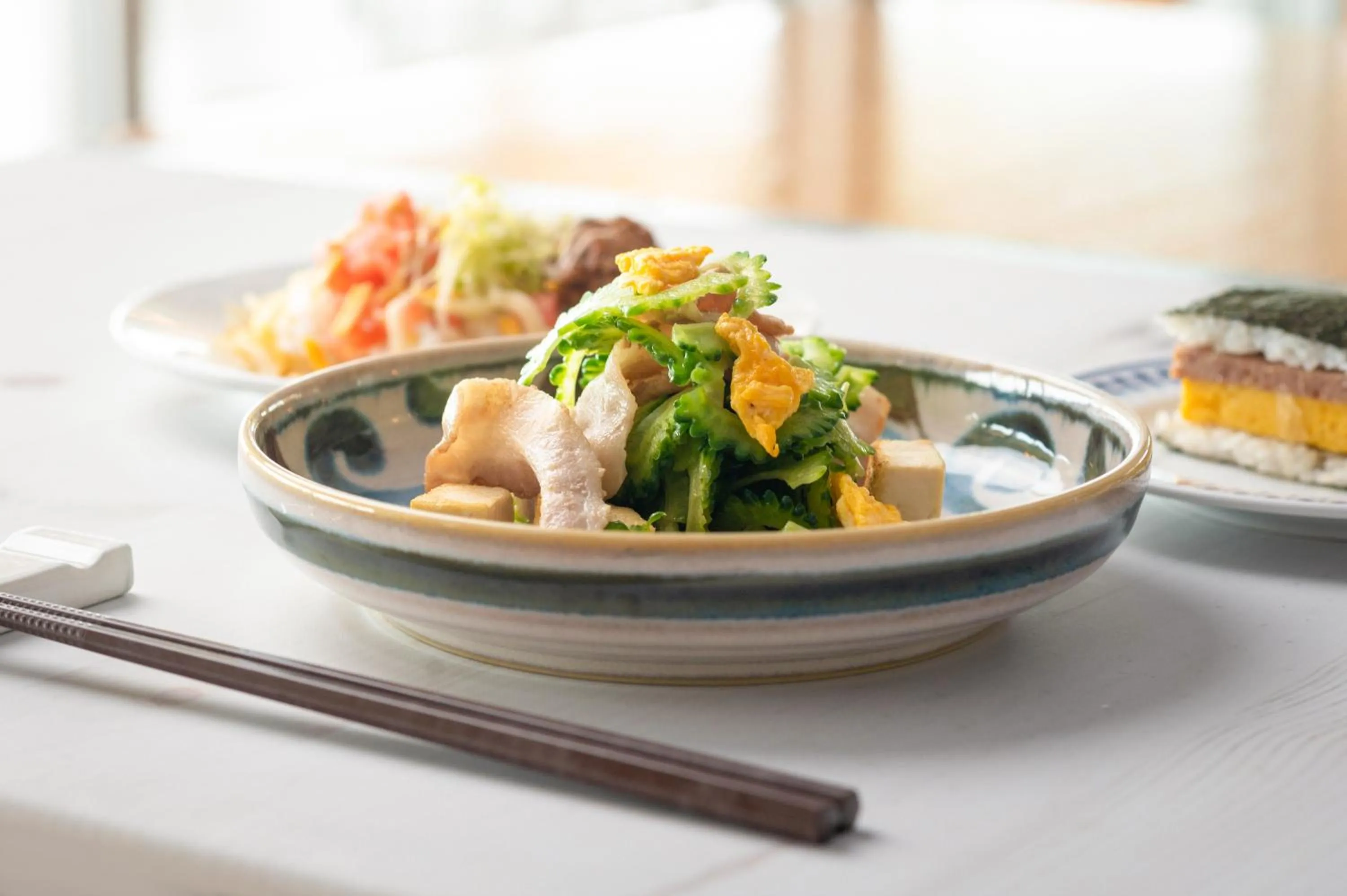 Buffet breakfast in EN RESORT Kumejima EEF Beach Hotel