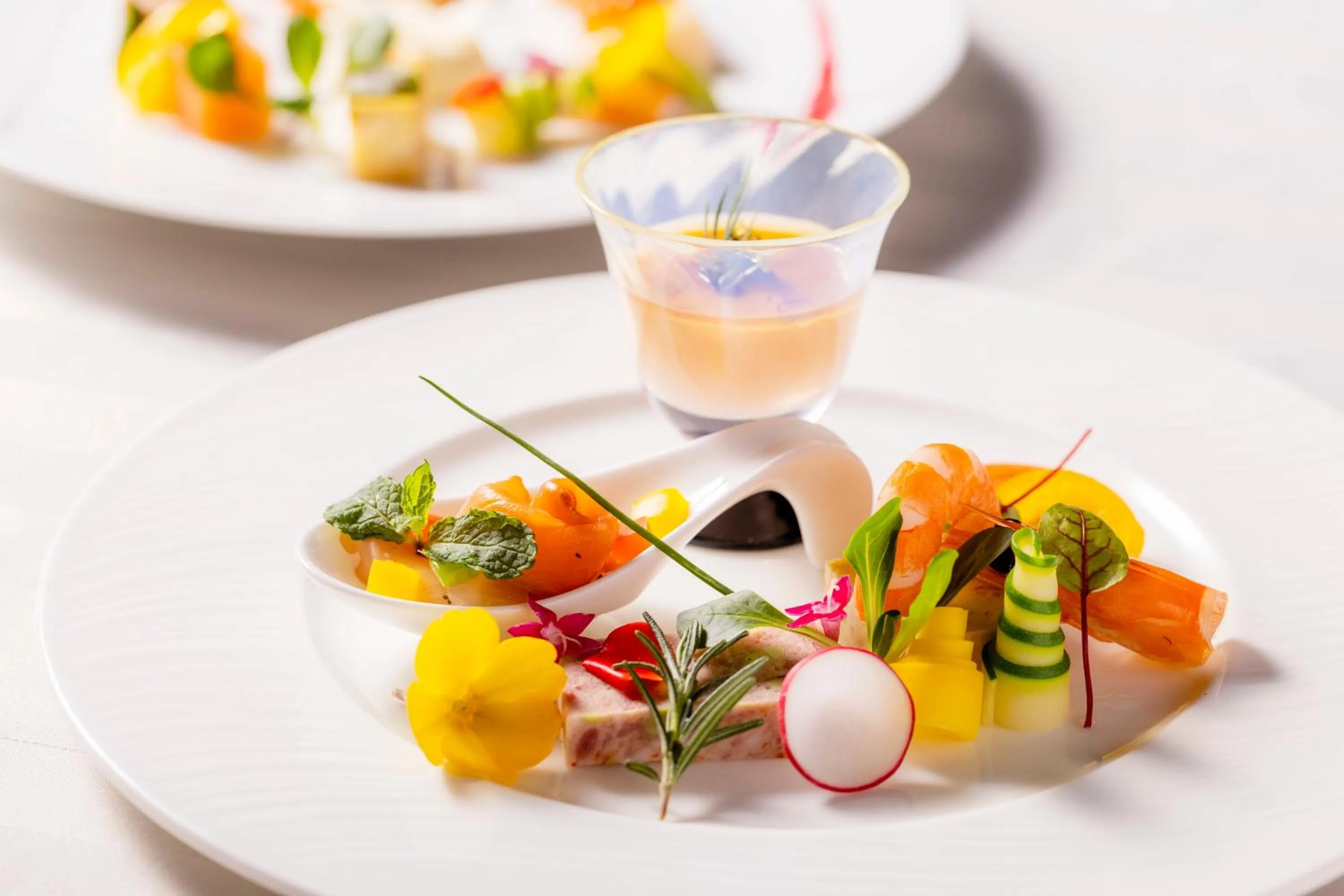 Dinner in Yamagata Grand Hotel