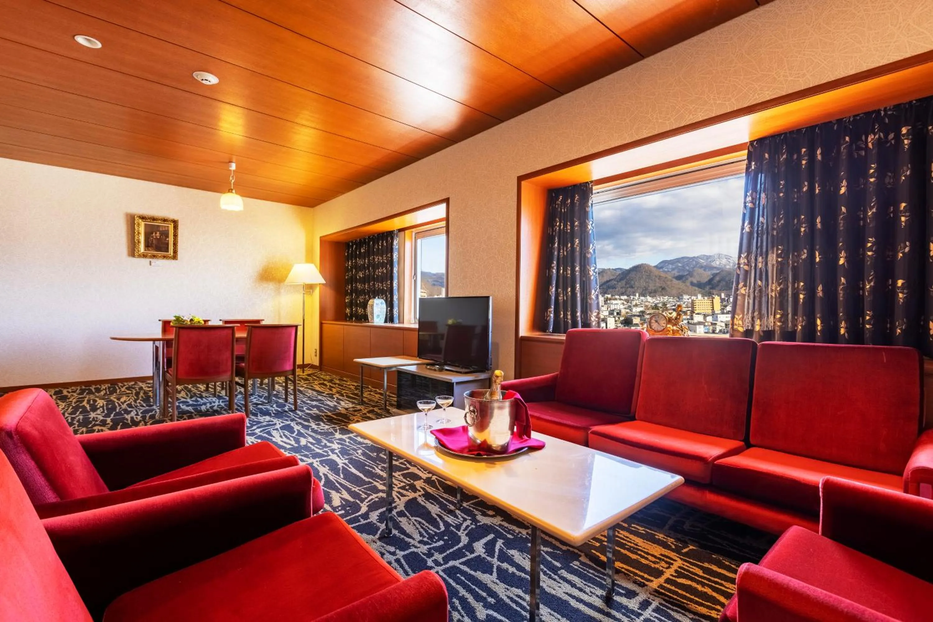 Living room in Yamagata Grand Hotel