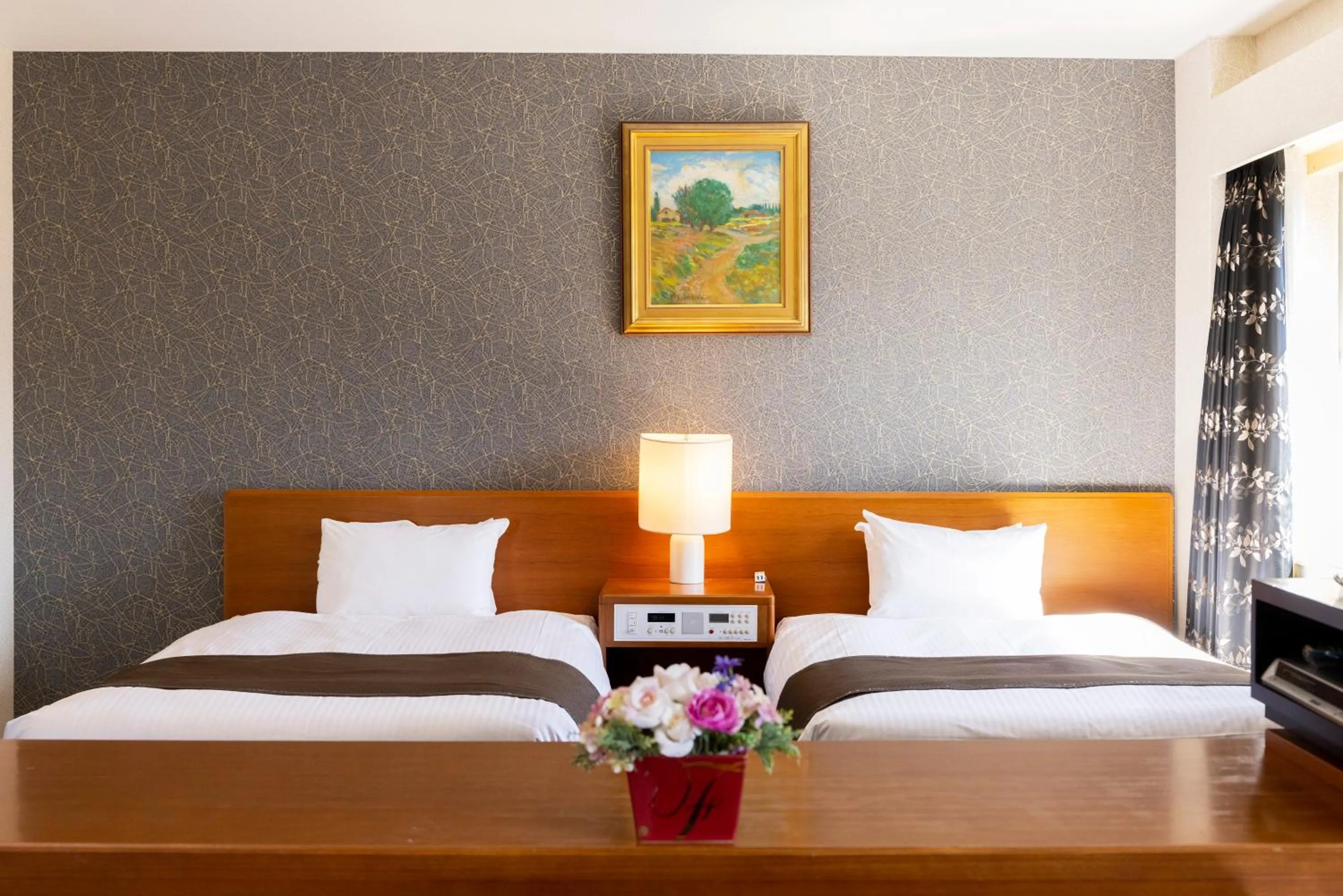 Photo of the whole room, Bed in Yamagata Grand Hotel