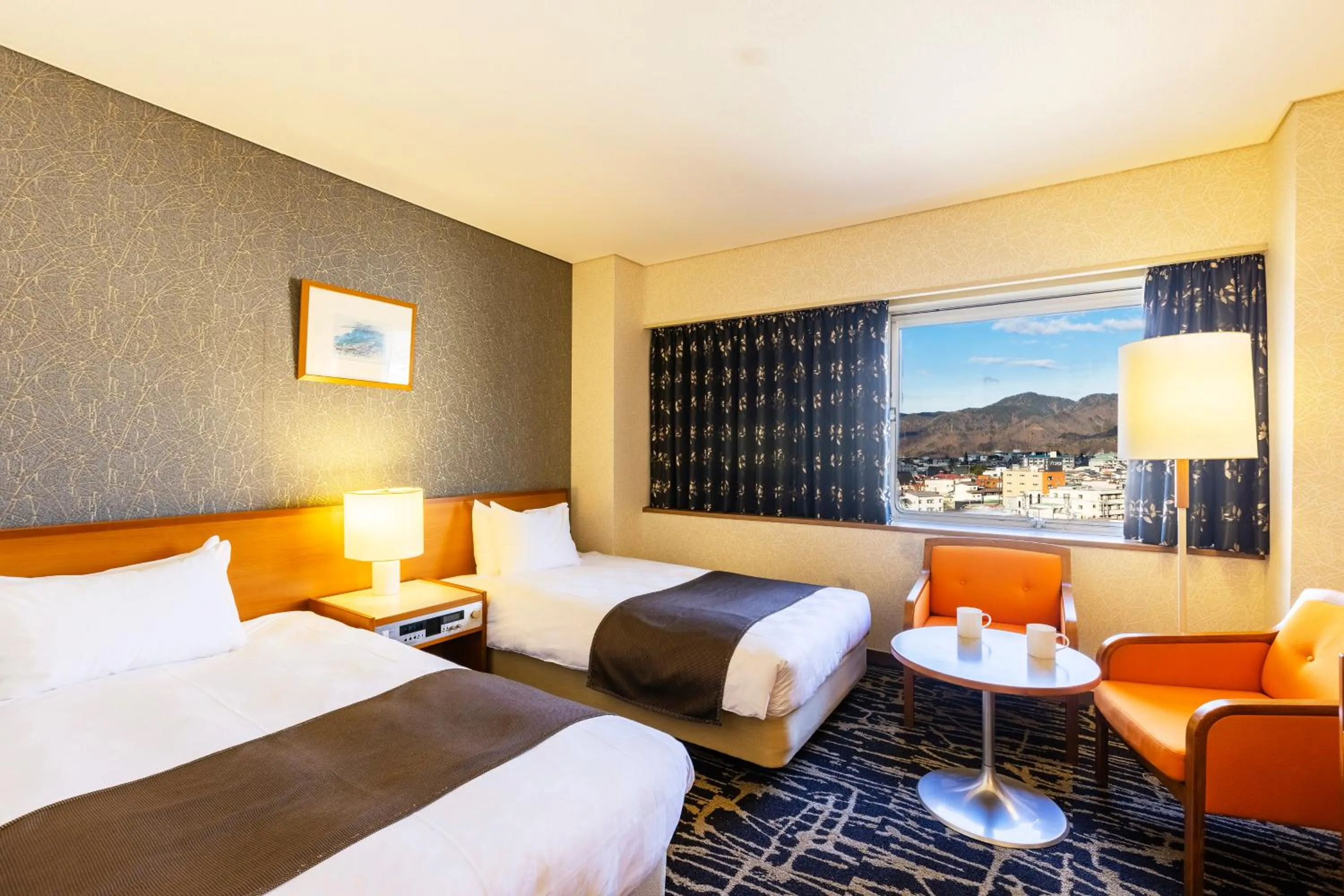 Photo of the whole room, Bed in Yamagata Grand Hotel