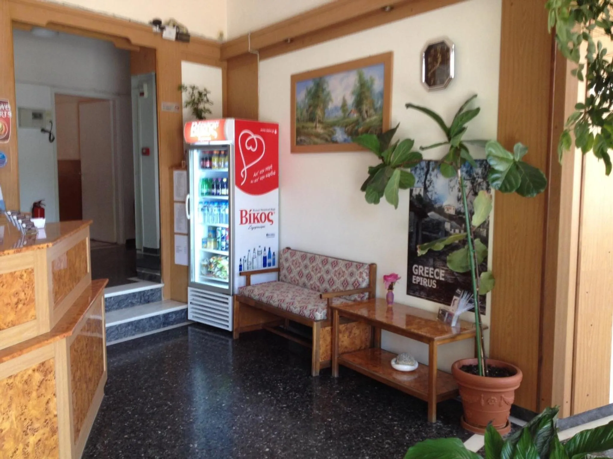 Lobby or reception in Aegli Hotel