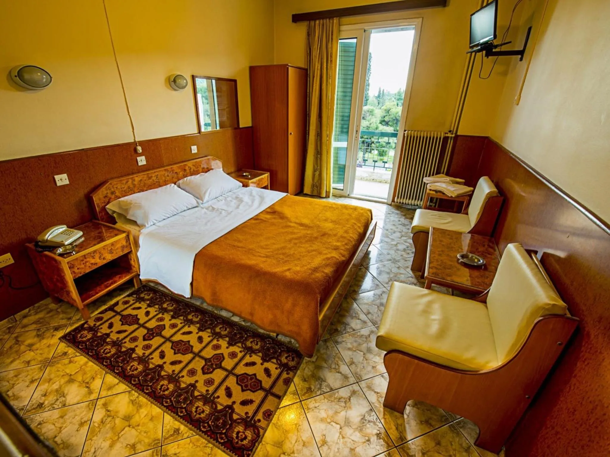 Photo of the whole room, Bed in Aegli Hotel