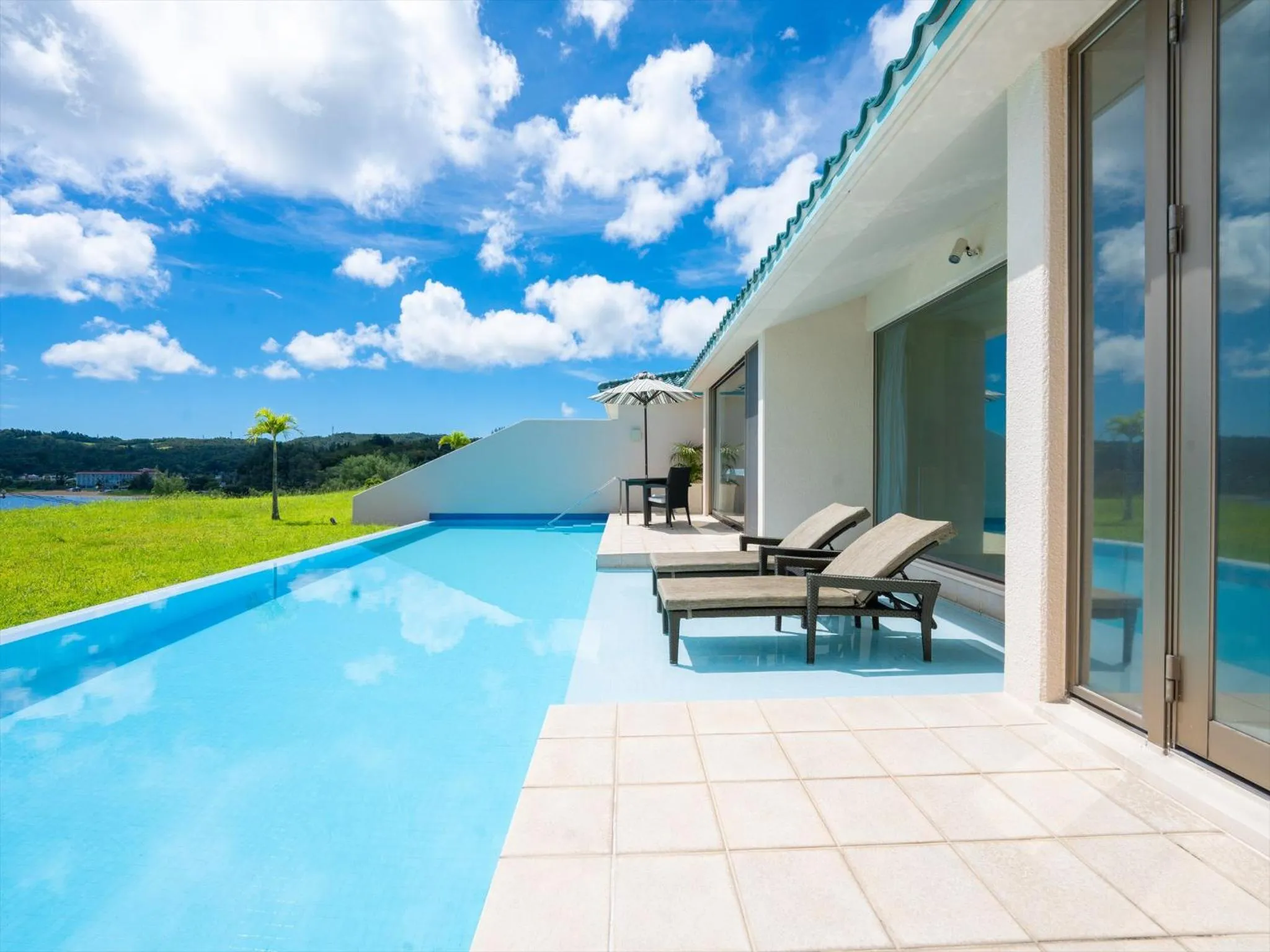 Swimming pool in Oriental Hills Okinawa