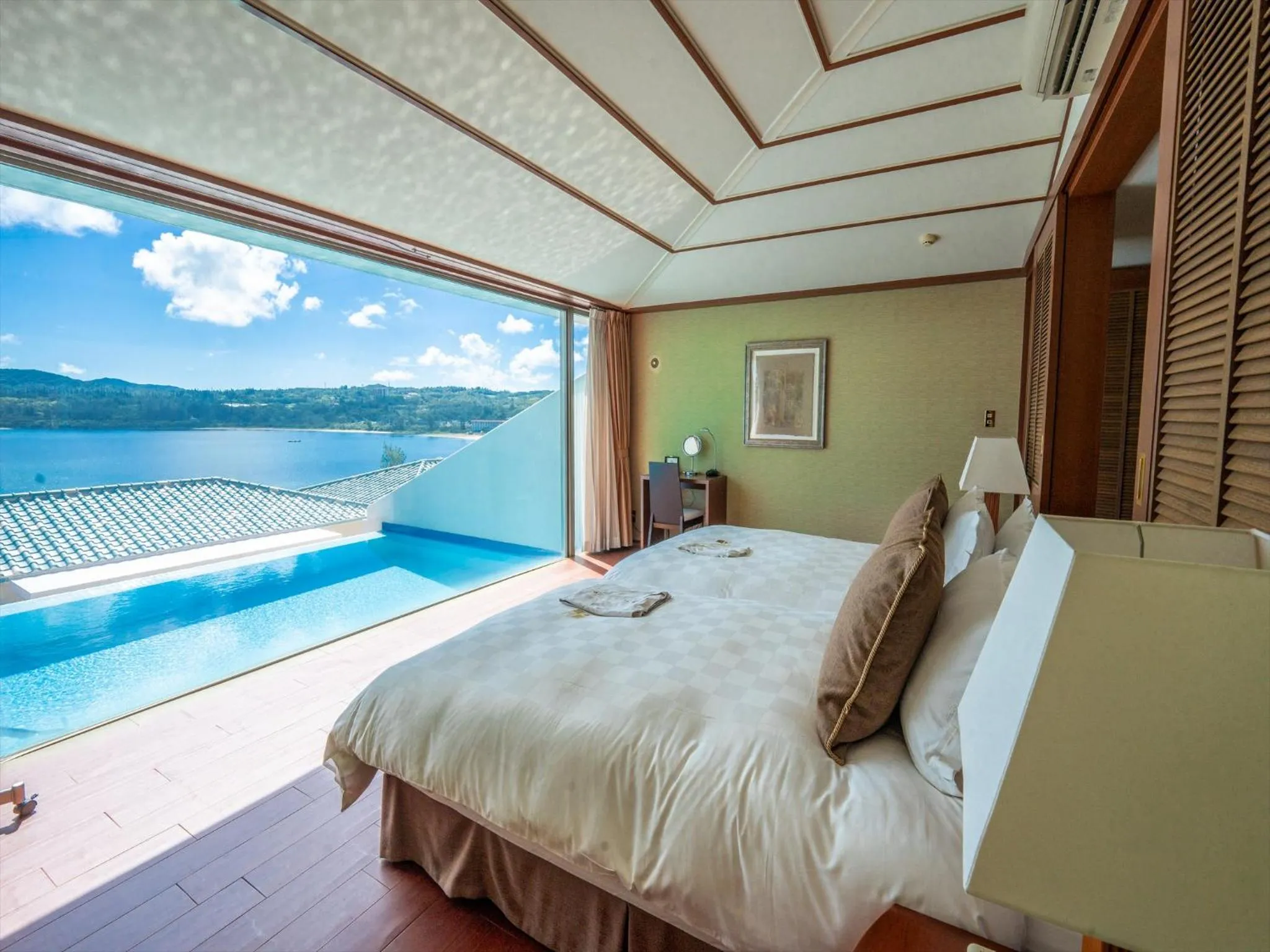 Bed in Oriental Hills Okinawa