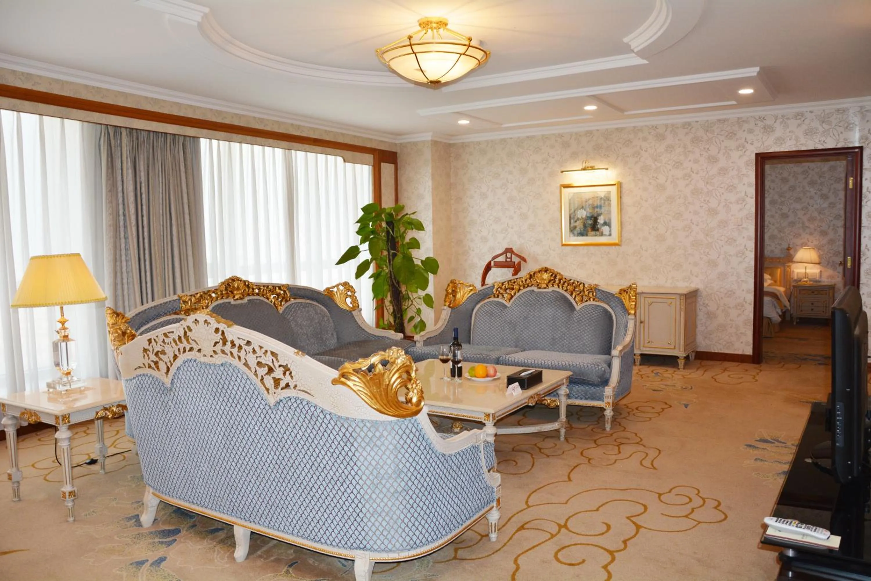 Living room in Beijing Asia Pacific Garden Hotel