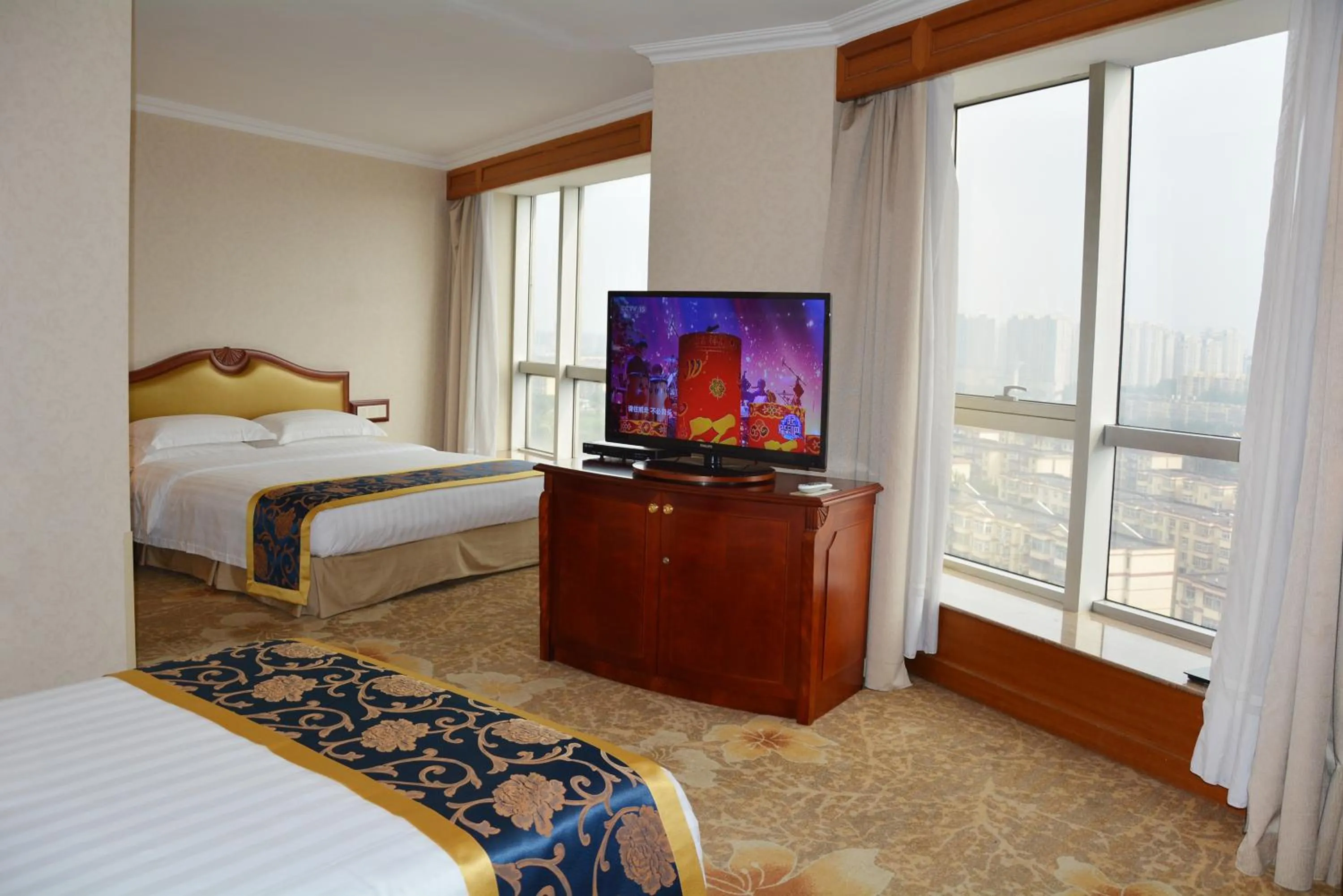 Bed in Beijing Asia Pacific Garden Hotel