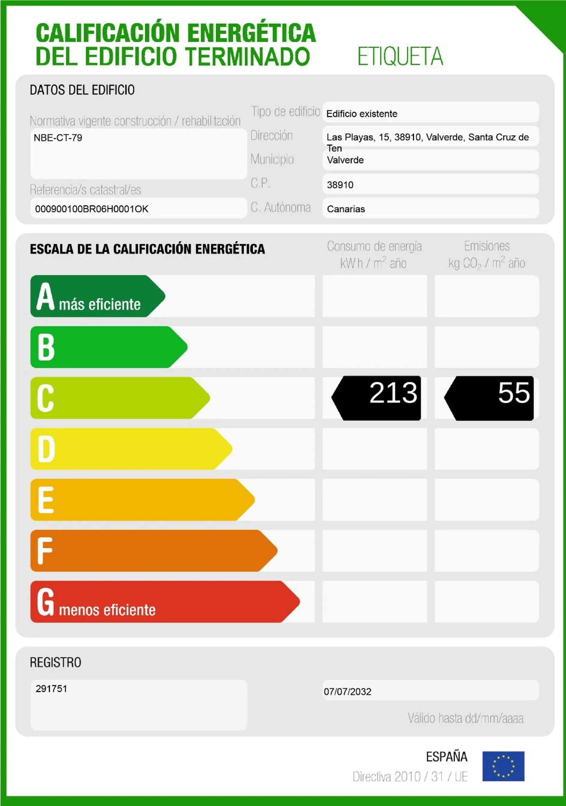 Logo/Certificate/Sign in Parador de El Hierro