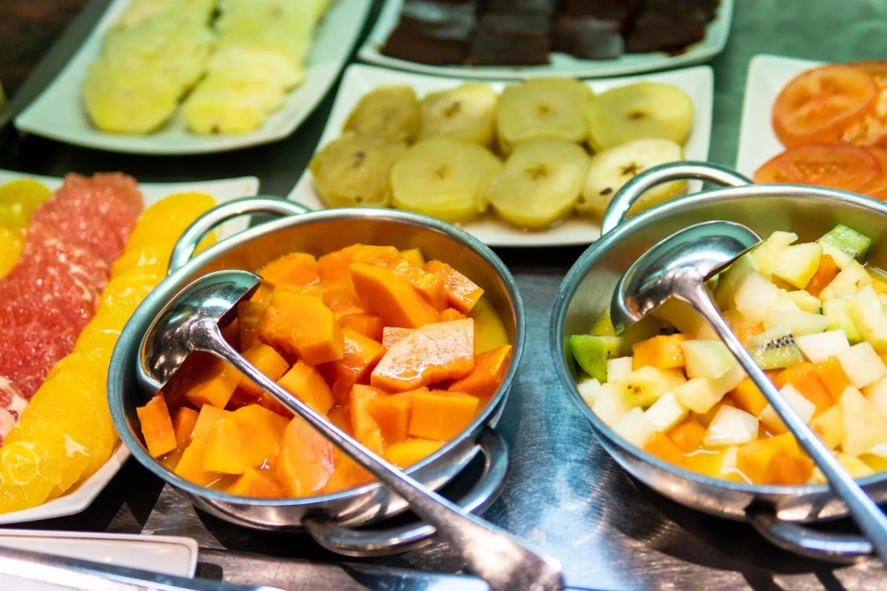 Continental breakfast in Parador de El Hierro