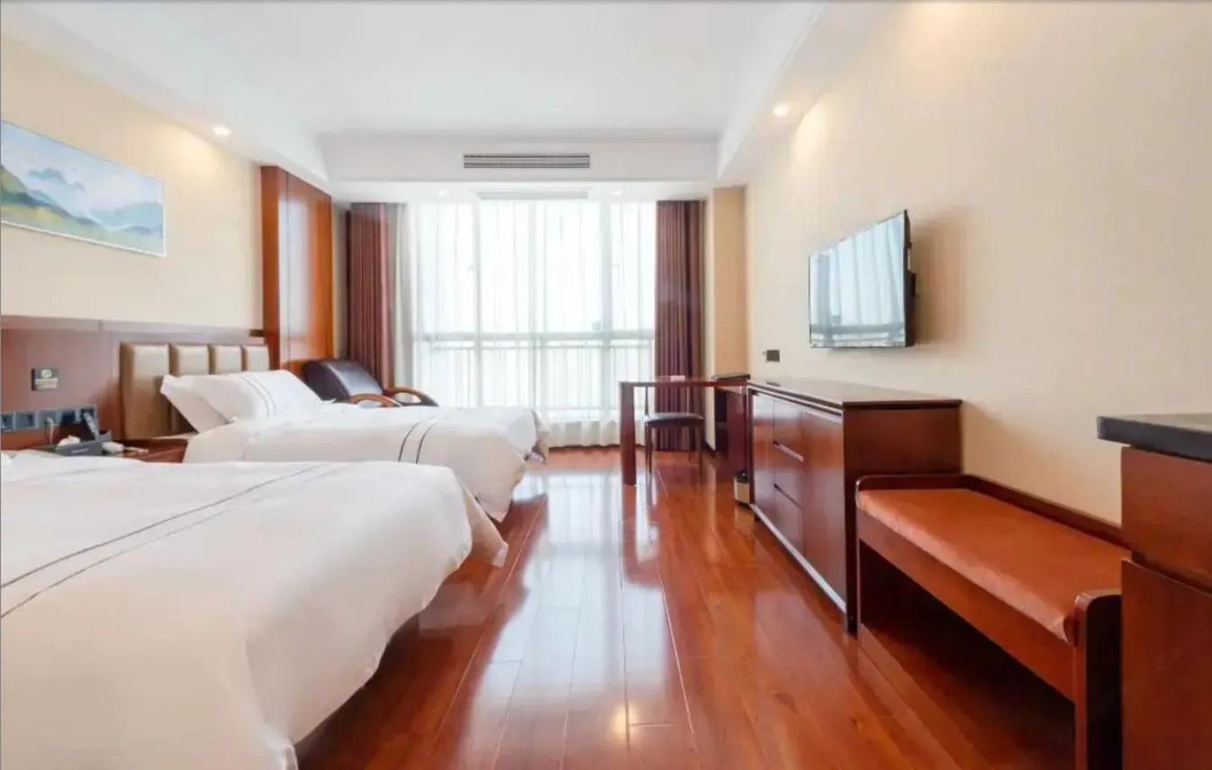 Bed in Urba Hotel Yichun Wanda High-speed Railway Station Branch