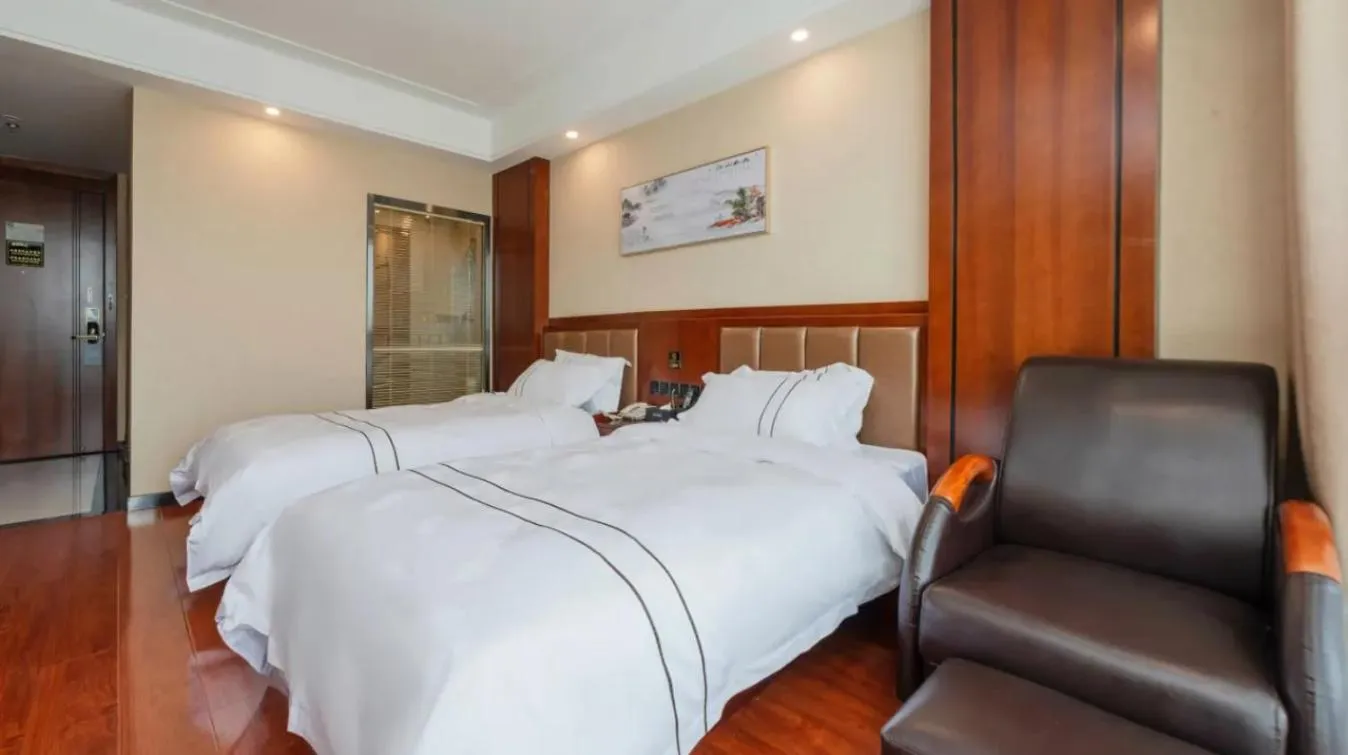 Bed in Urba Hotel Yichun Wanda High-speed Railway Station Branch