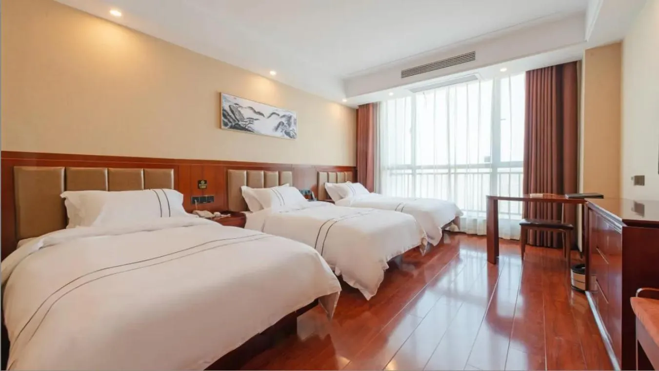 Bed in Urba Hotel Yichun Wanda High-speed Railway Station Branch