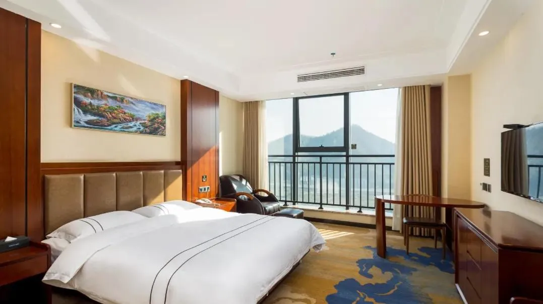 Bed in Urba Hotel Yichun Wanda High-speed Railway Station Branch