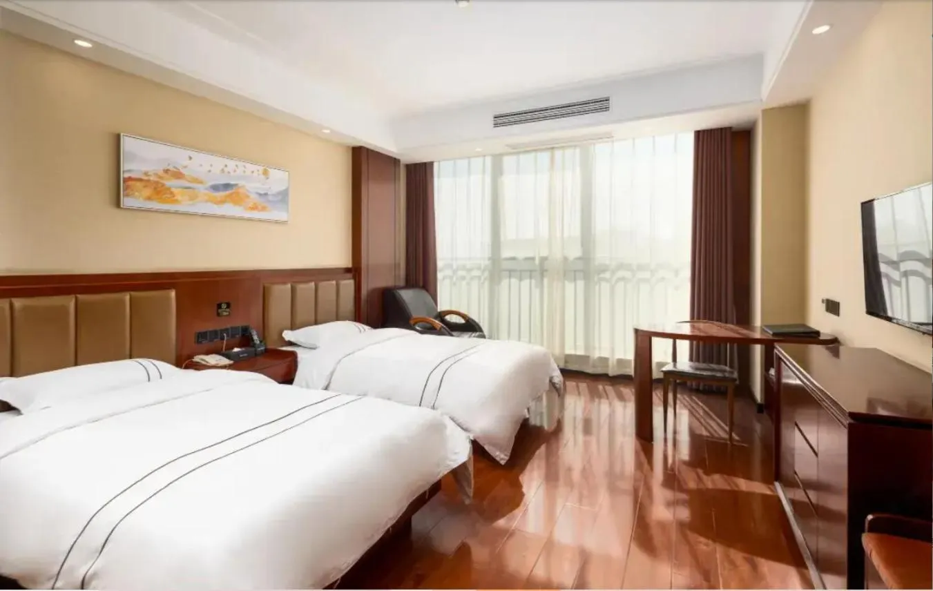 Bed in Urba Hotel Yichun Wanda High-speed Railway Station Branch