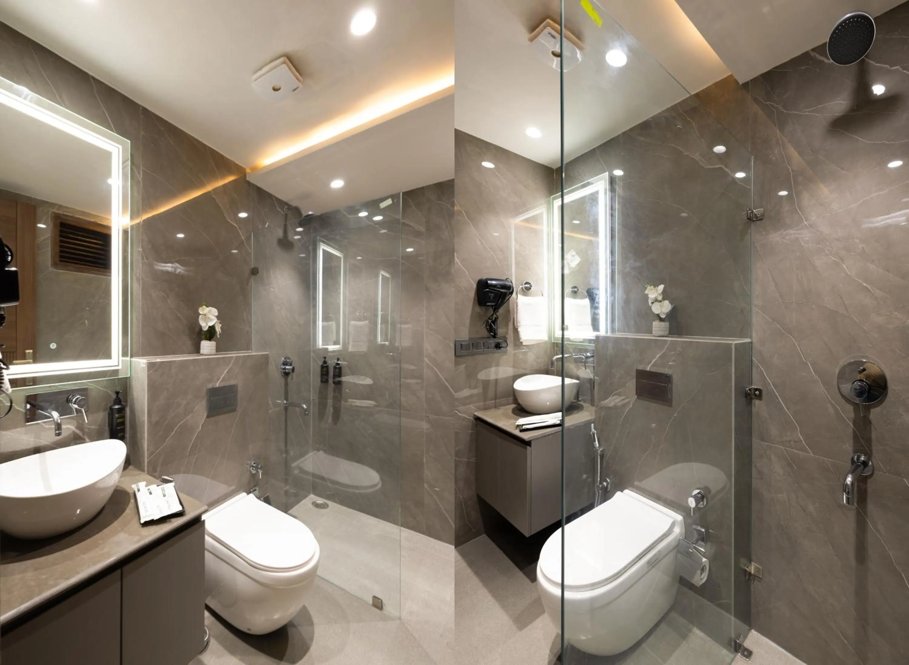 Shower in Saltstayz Premier - Naraina, Central Delhi
