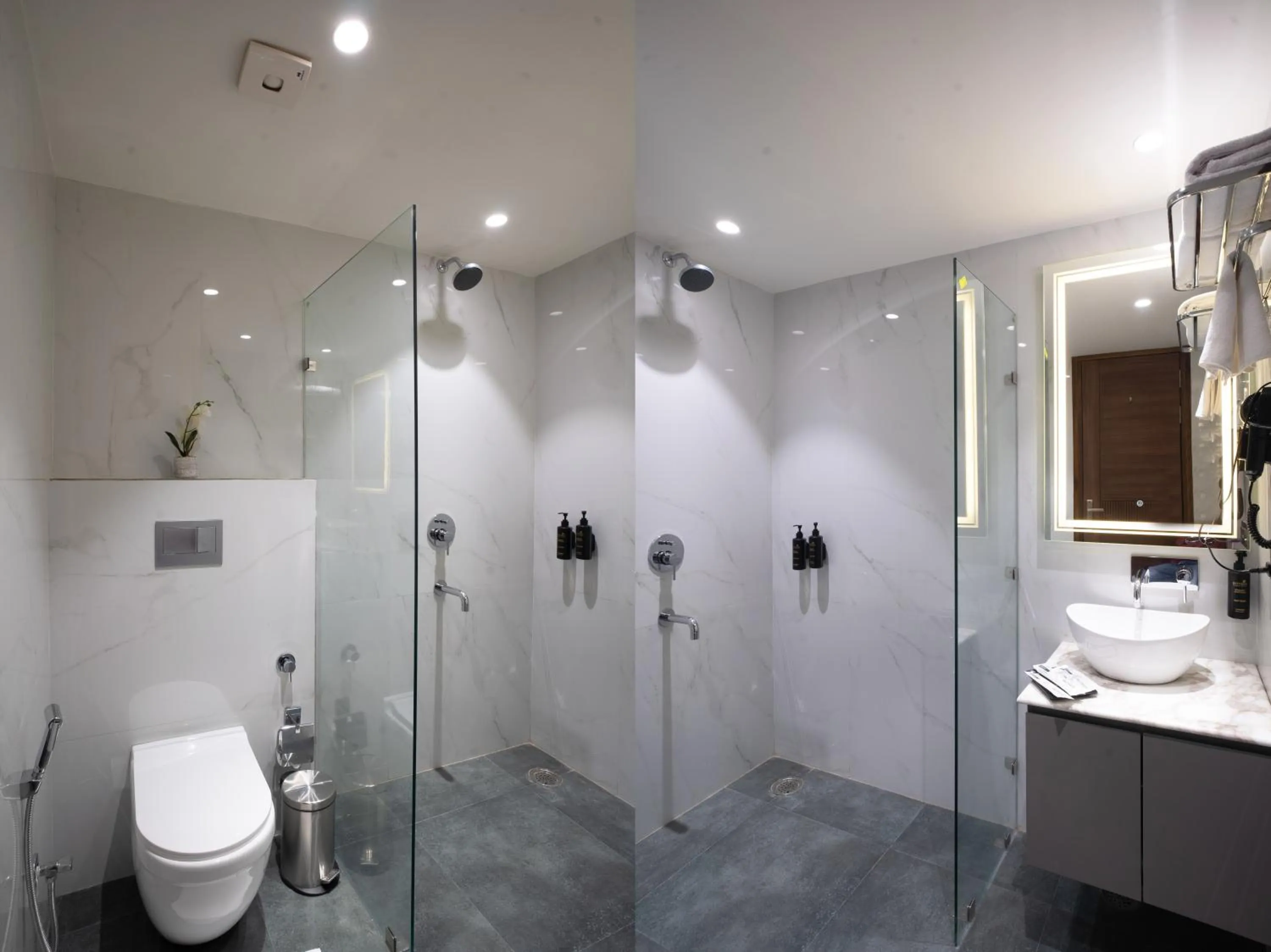 Shower in Saltstayz Premier - Naraina, Central Delhi