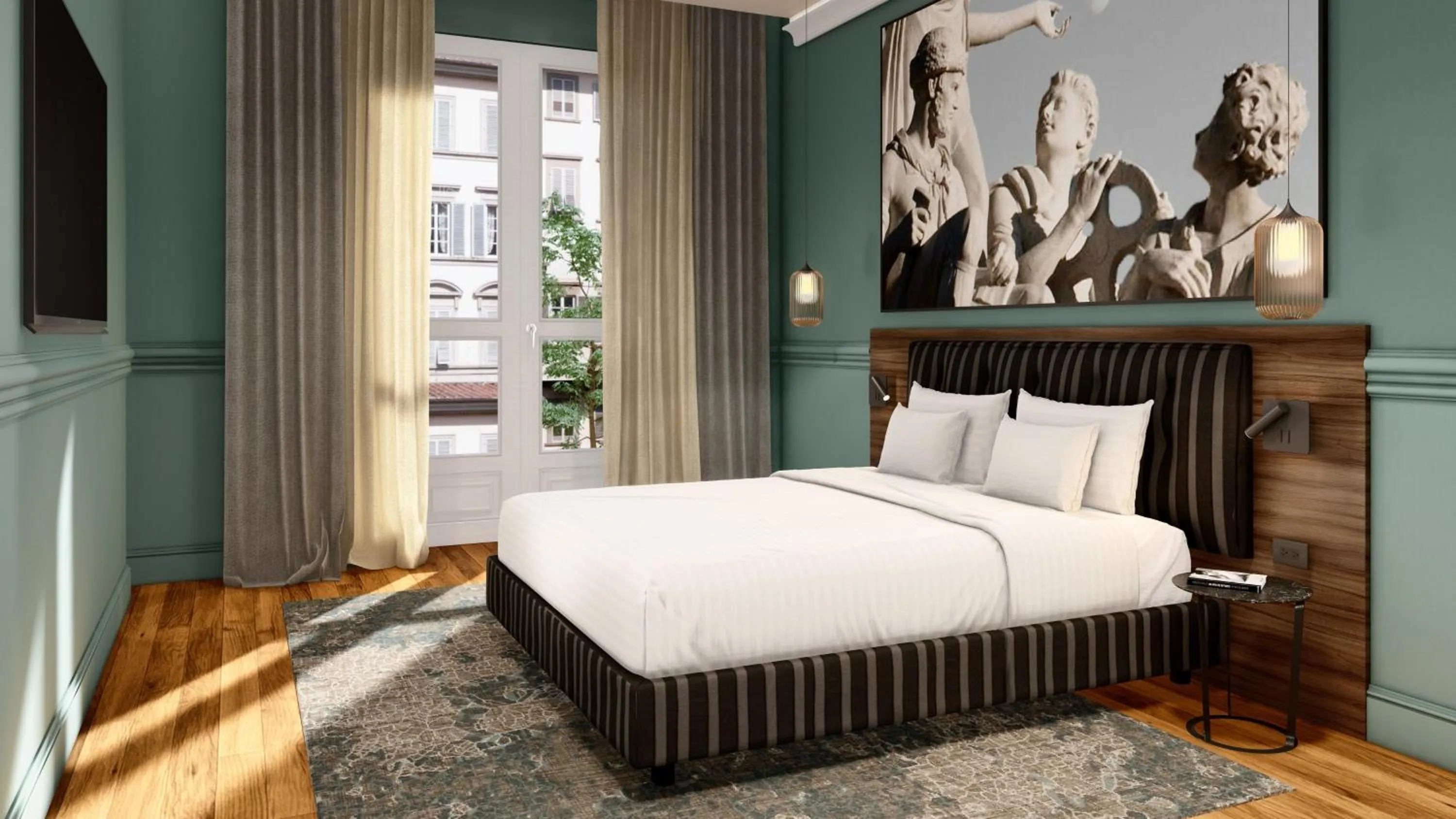 Photo of the whole room, Bed in Hotel CHC Torino Castello