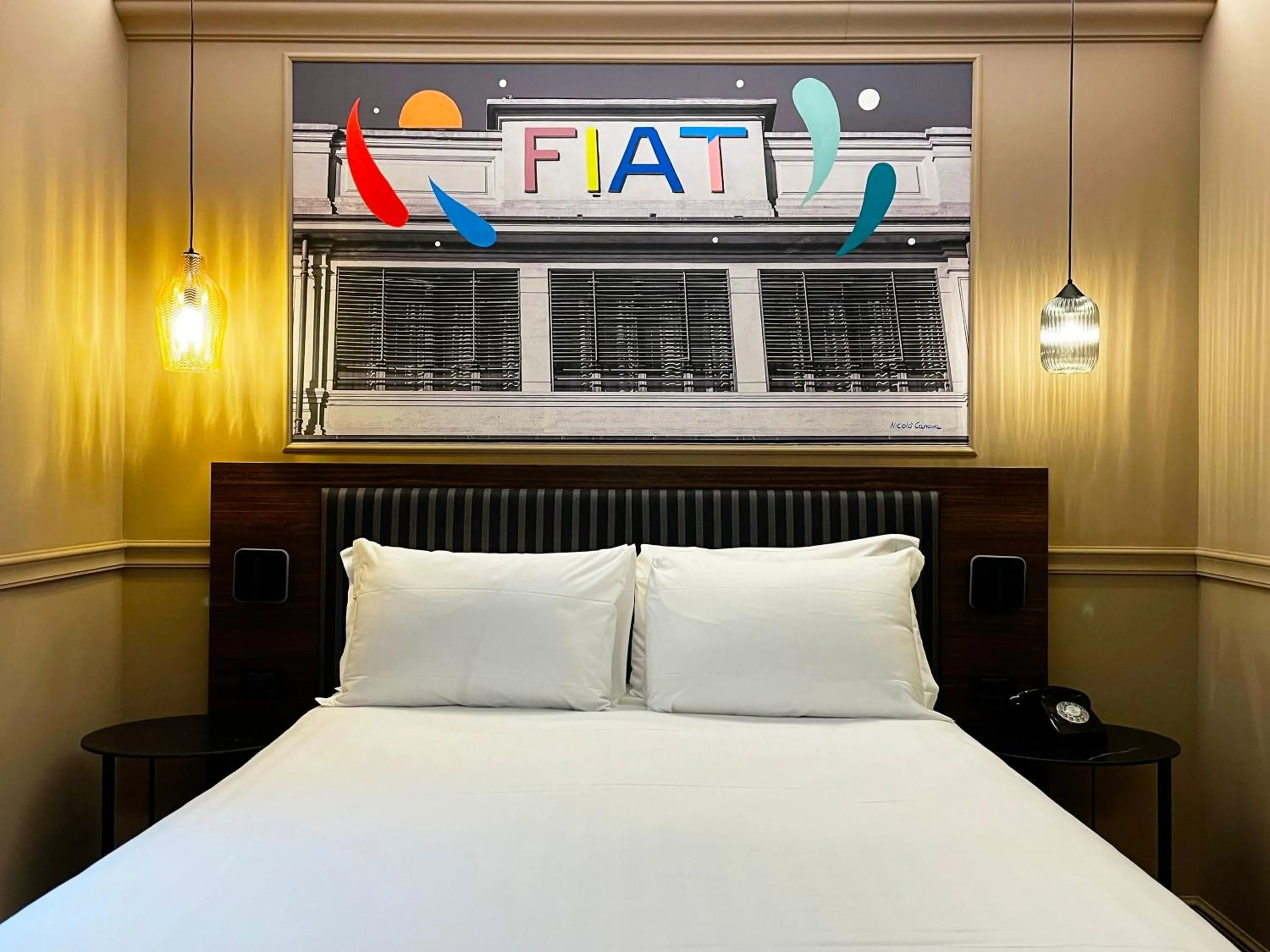 Photo of the whole room, Bed in Hotel CHC Torino Castello