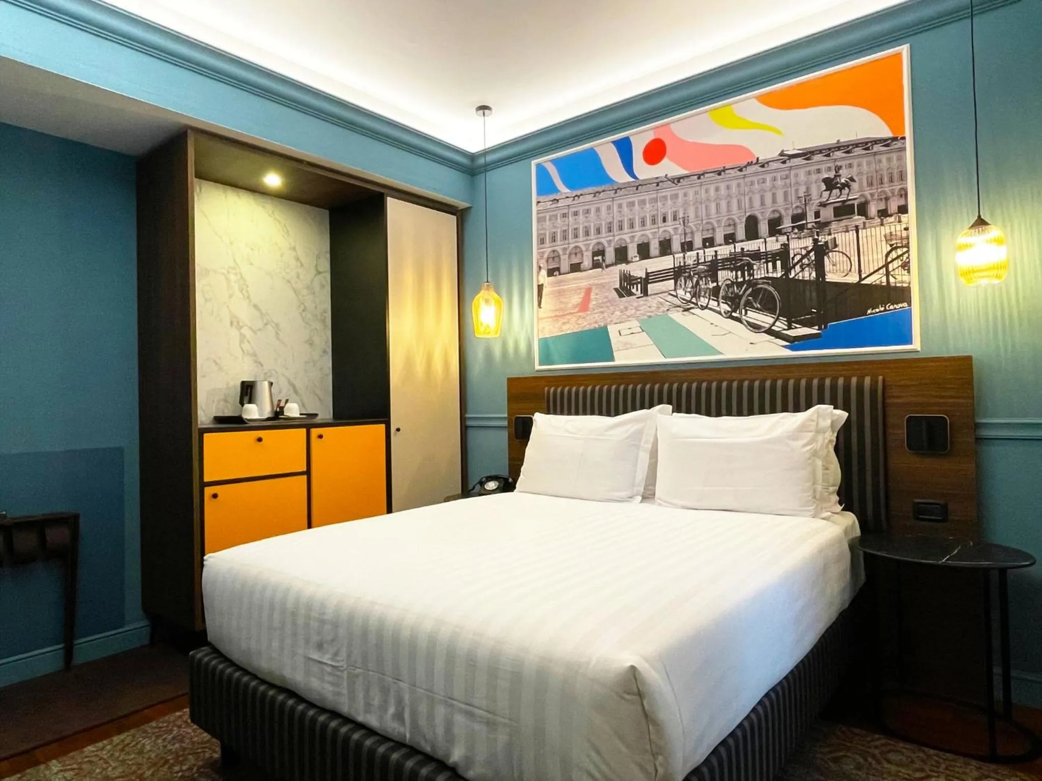 Photo of the whole room, Bed in Hotel CHC Torino Castello