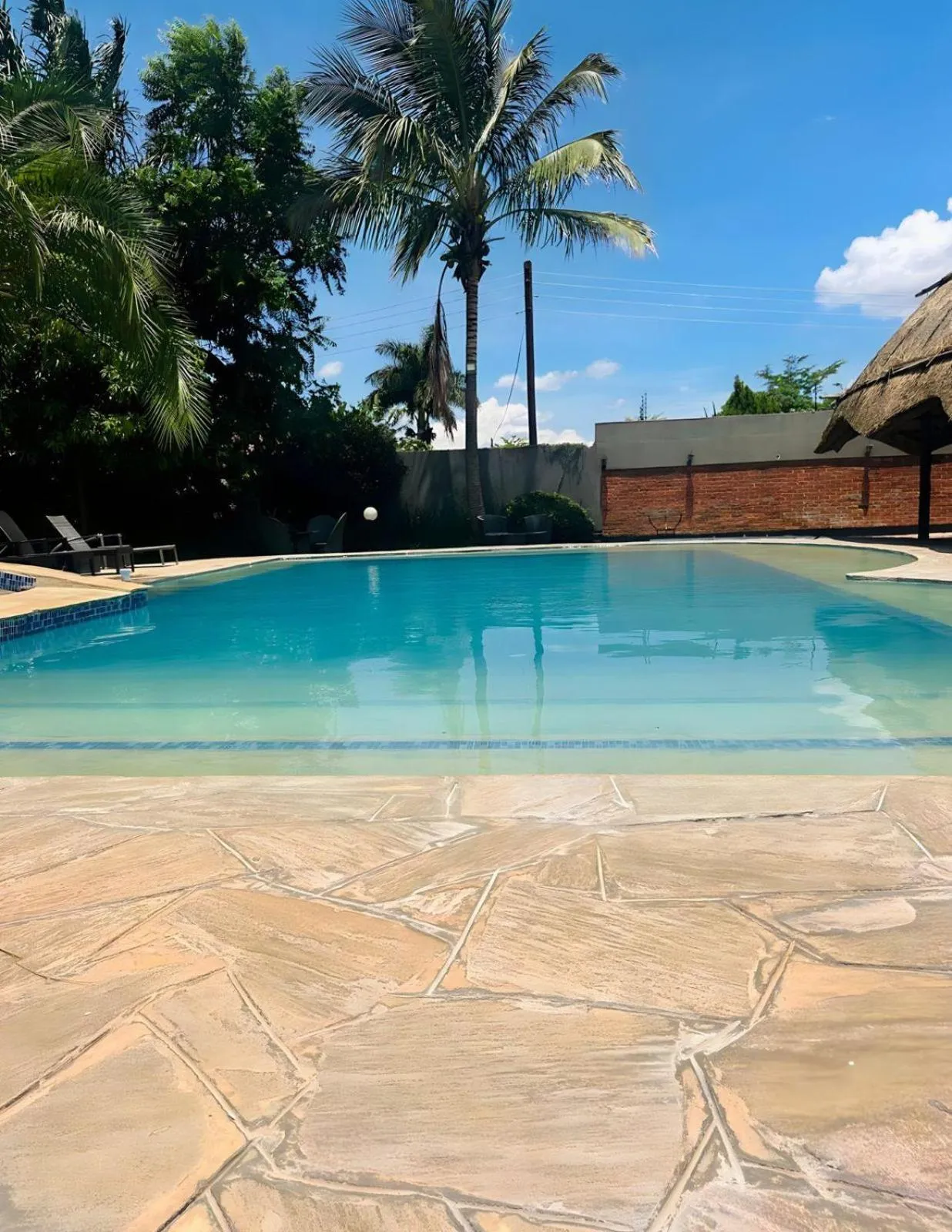 Swimming pool in Chrismar Hotel Lusaka