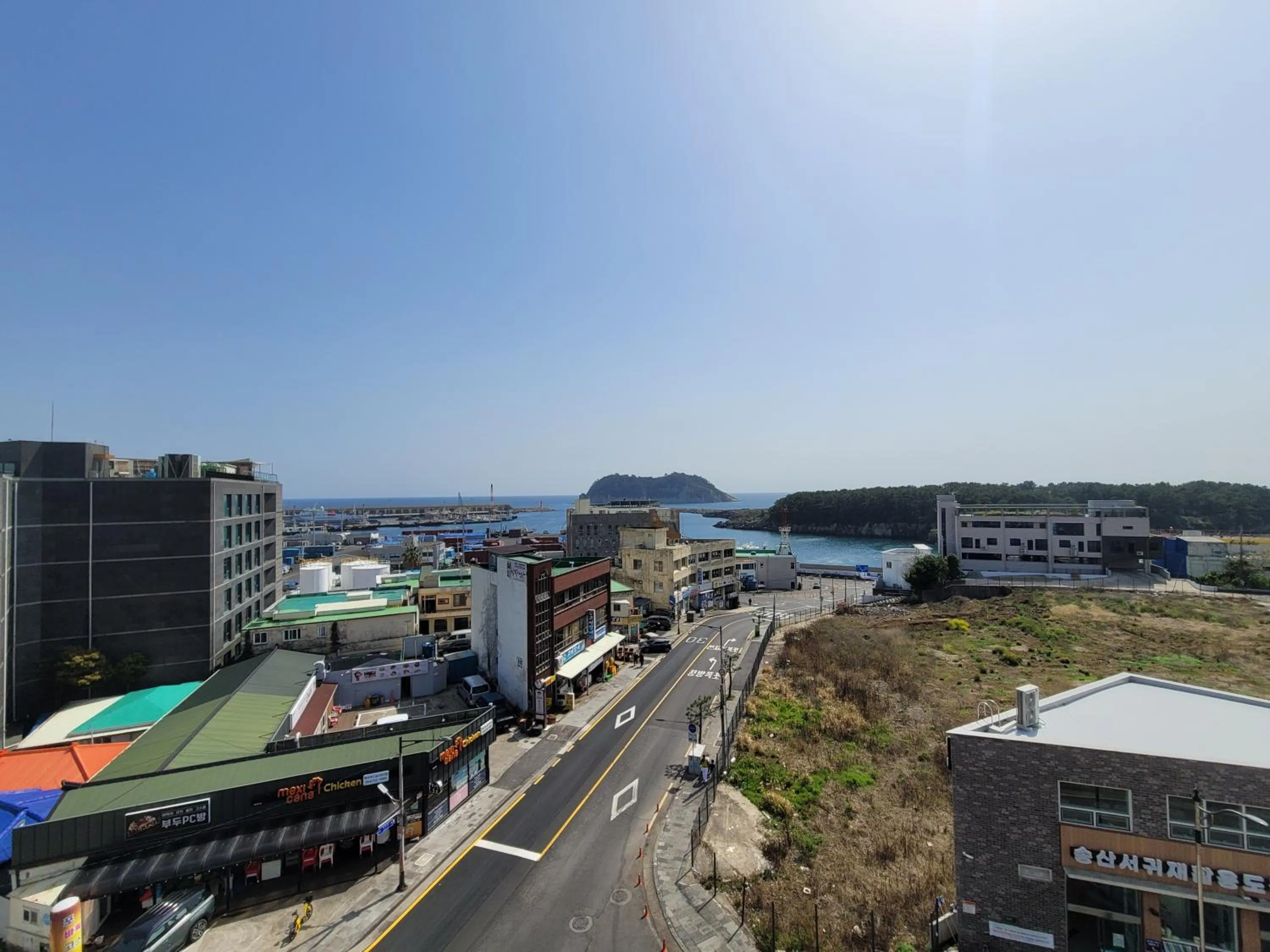Sea view in BK Hotel Jeju
