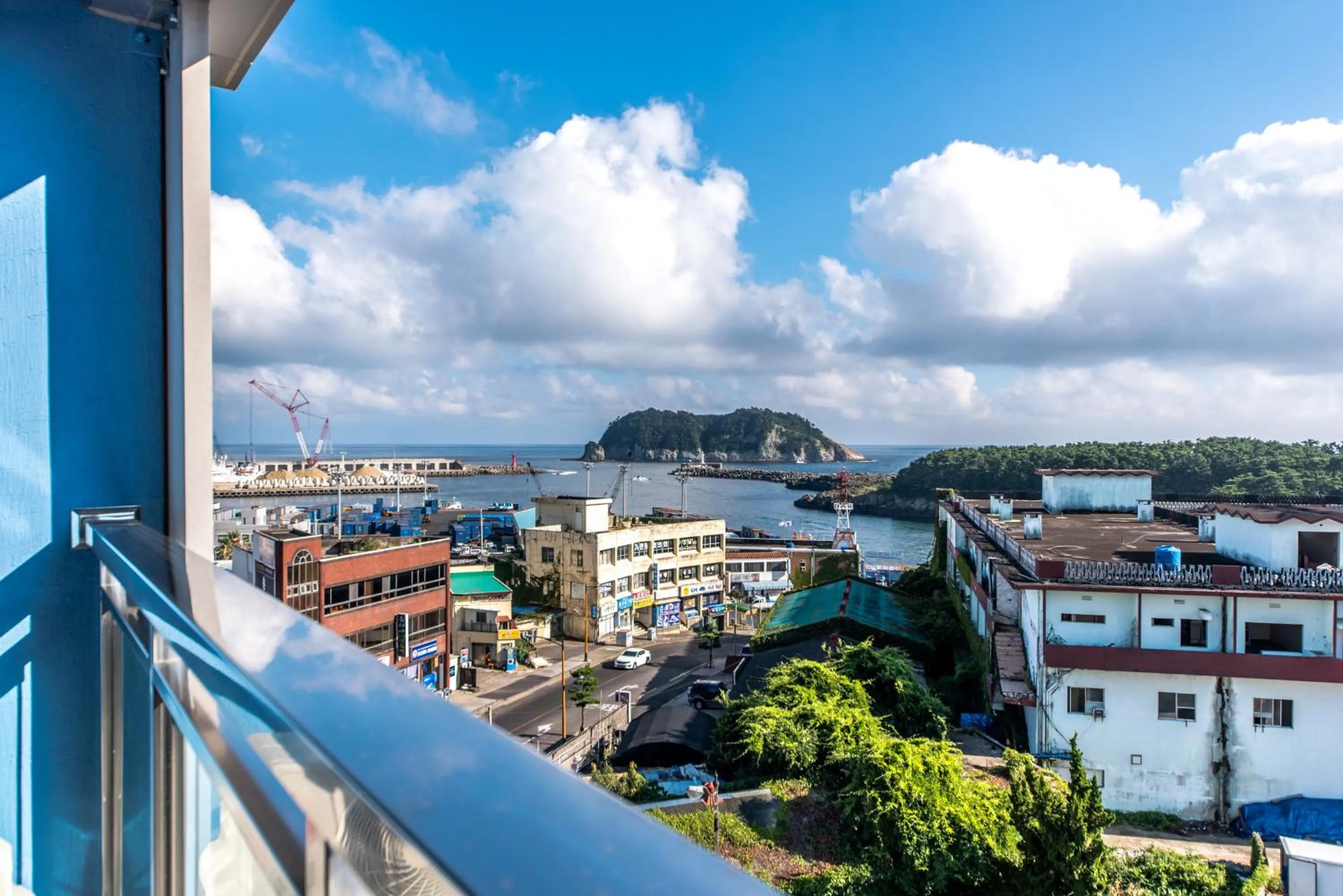 Balcony/Terrace in BK Hotel Jeju