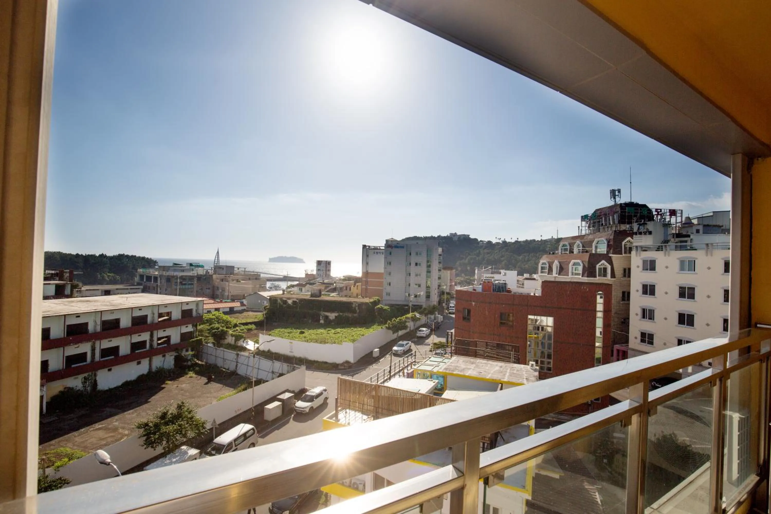 Balcony/Terrace in BK Hotel Jeju
