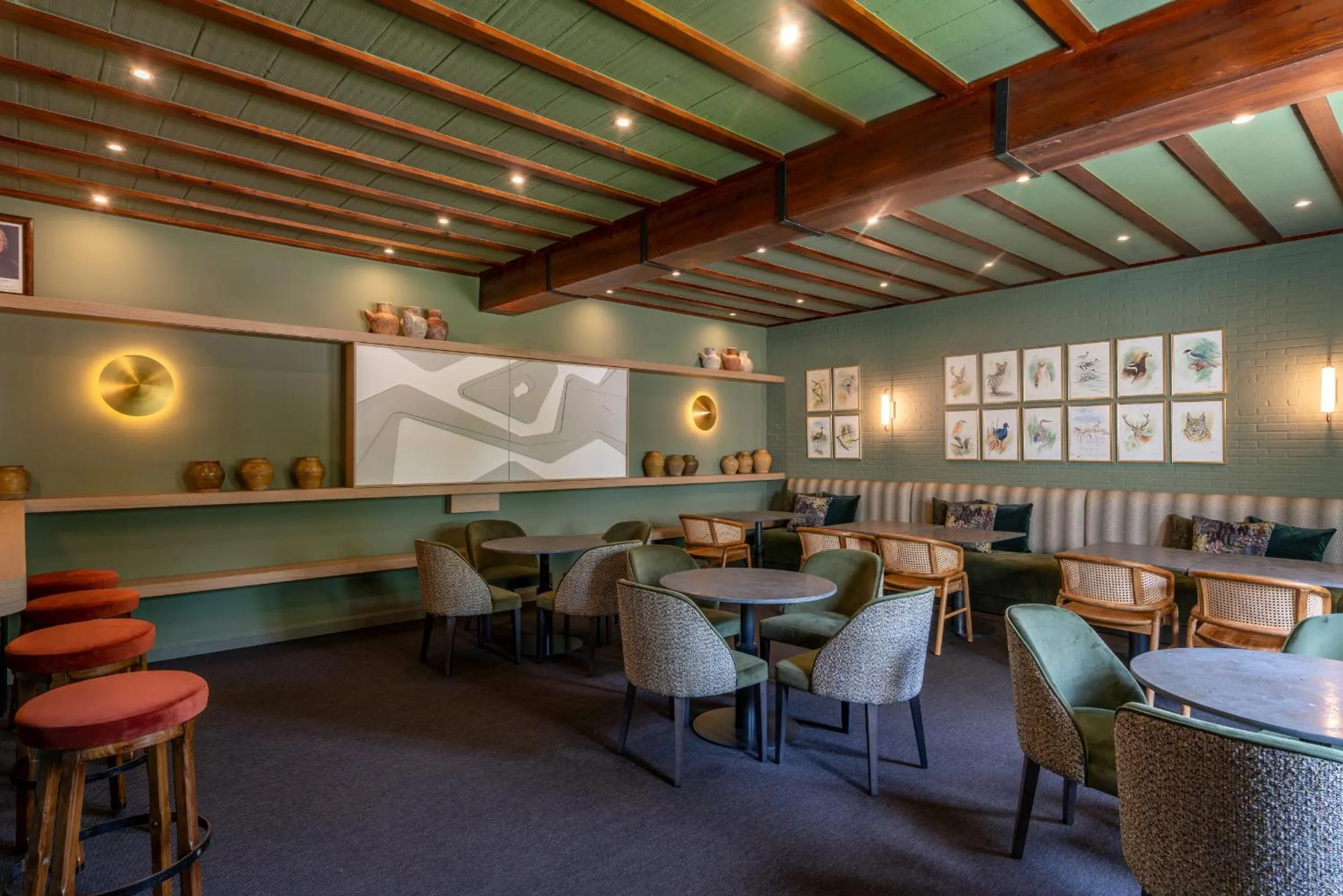 Communal lounge/ TV room in Parador de Mazagón