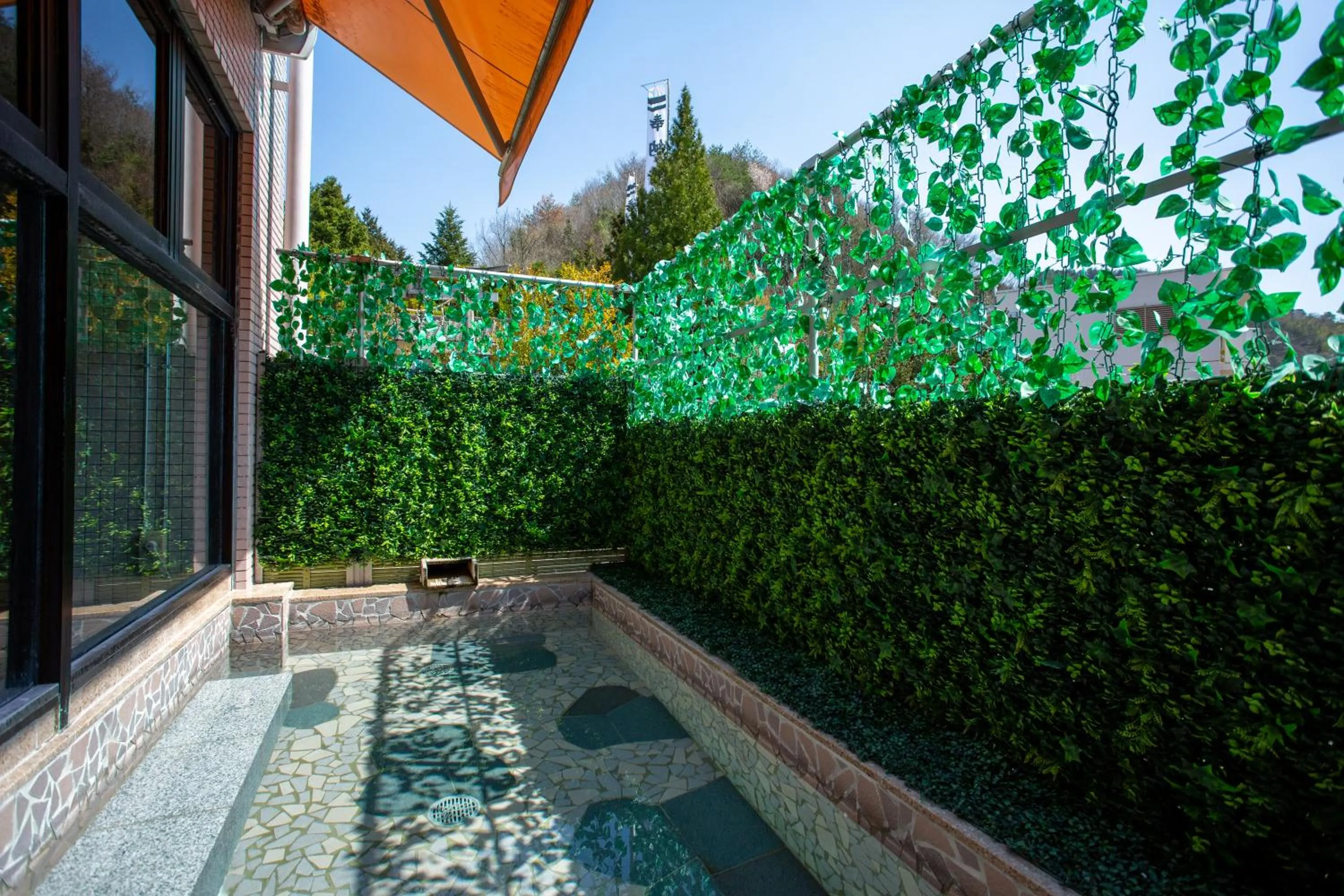 Open Air Bath in Hotel Second Stage