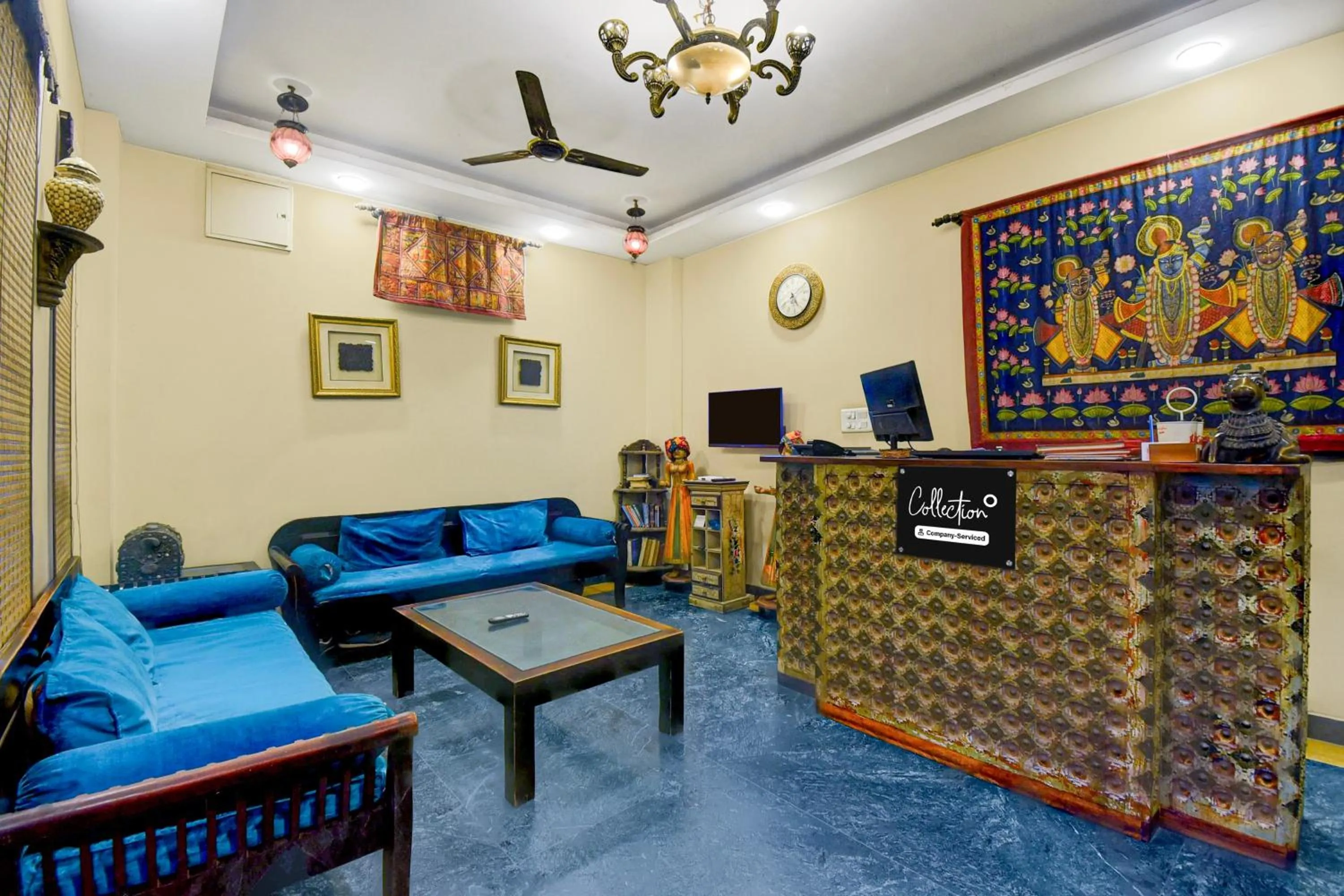 Lobby or reception in Collection O Jal Mahal Jaipur Formerly Little Ganesha Inn