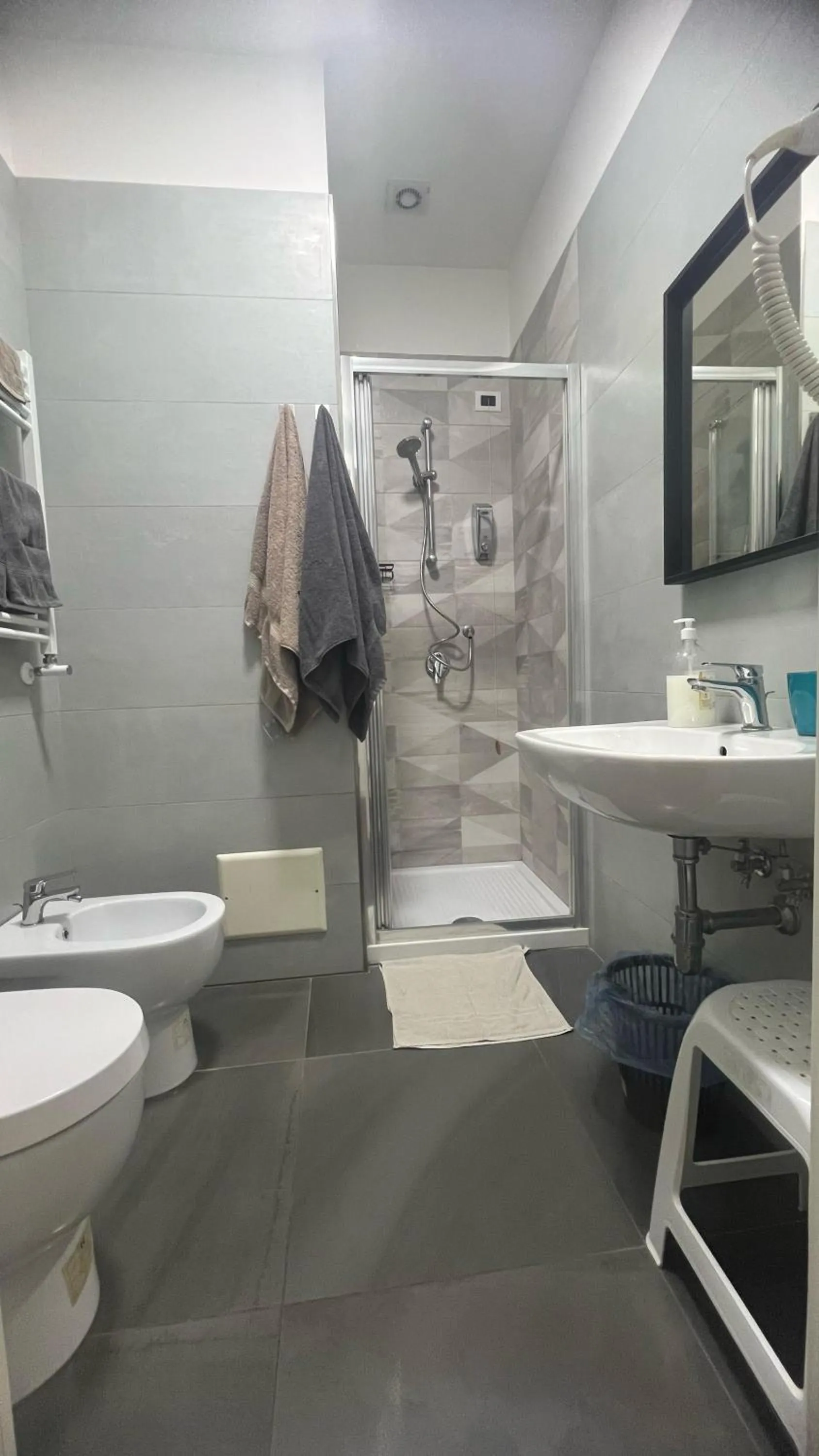 Toilet in Top Floor Rentrooms Napoli