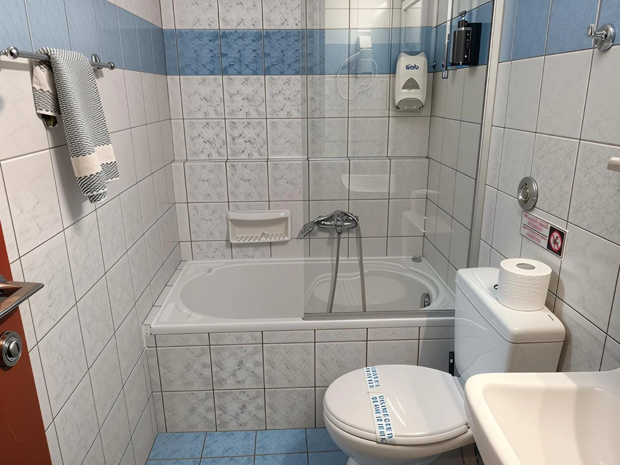 Bathroom in City Life Port Hotel