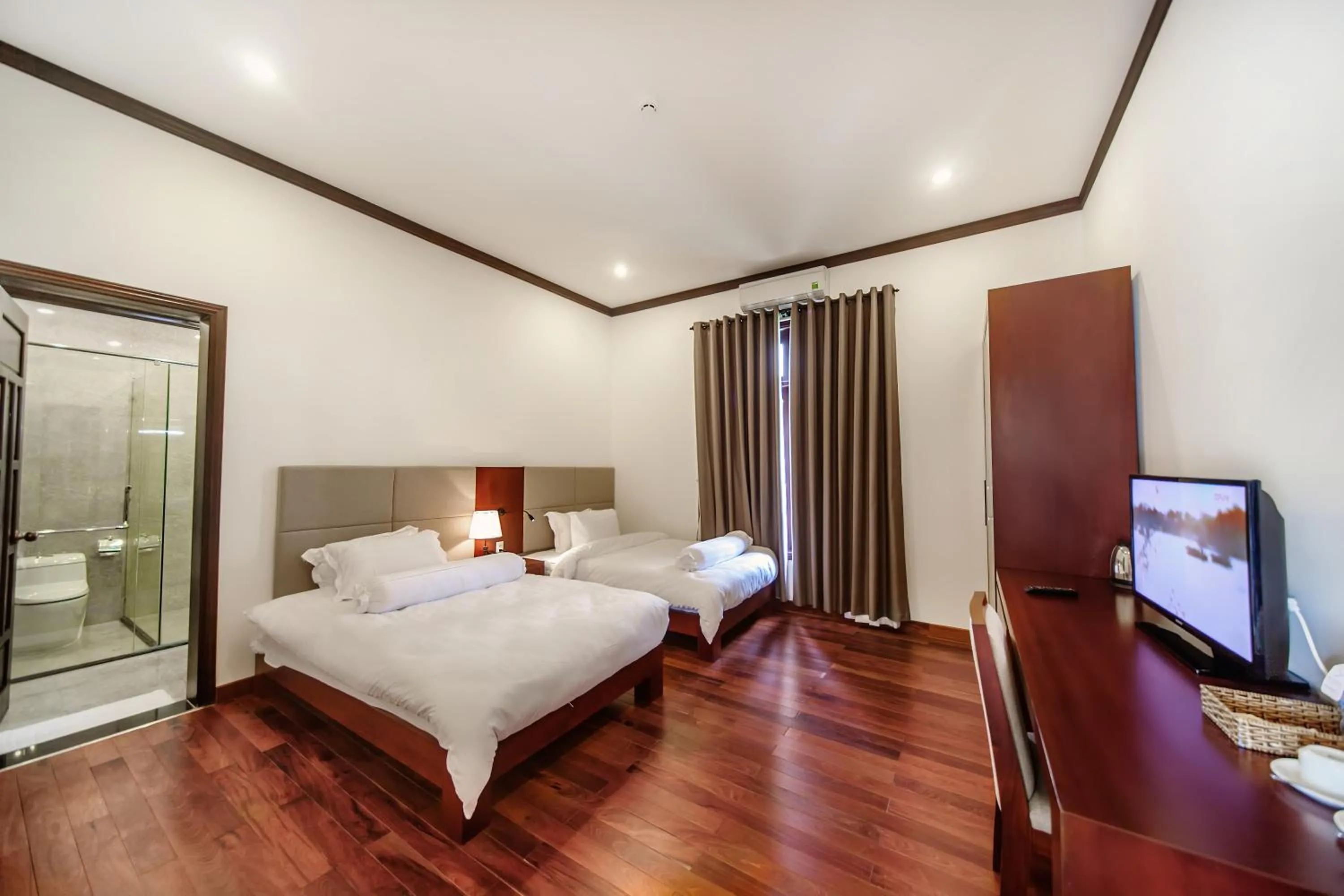 Bedroom, Bed in Ban Thach Riverside Hotel & Resort