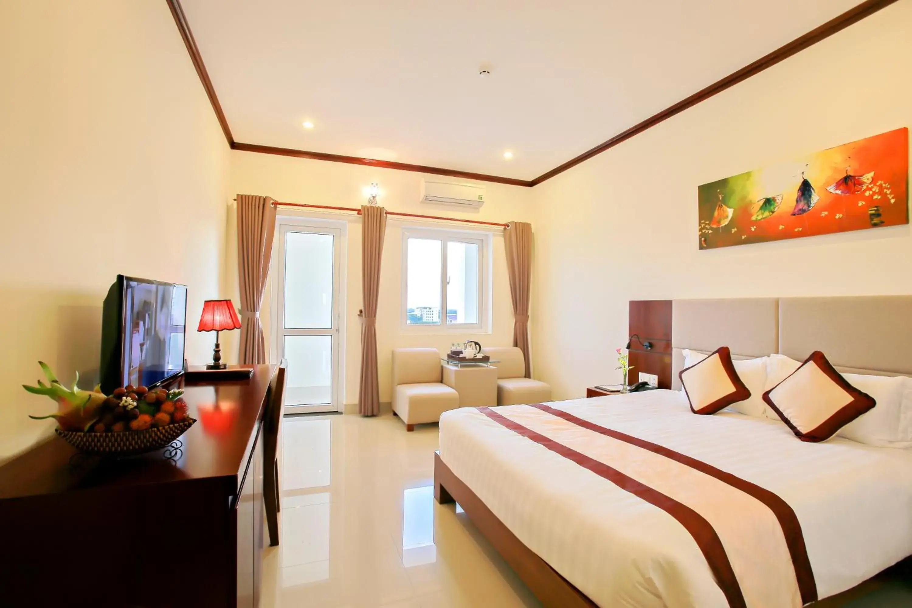 Deluxe Double Room in Ban Thach Riverside Hotel & Resort Deluxe Double Room in Ban Thach Riverside Hotel & Resort