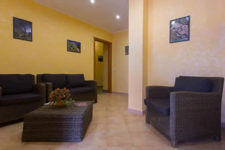 Seating area in B&B Casa Cosmano