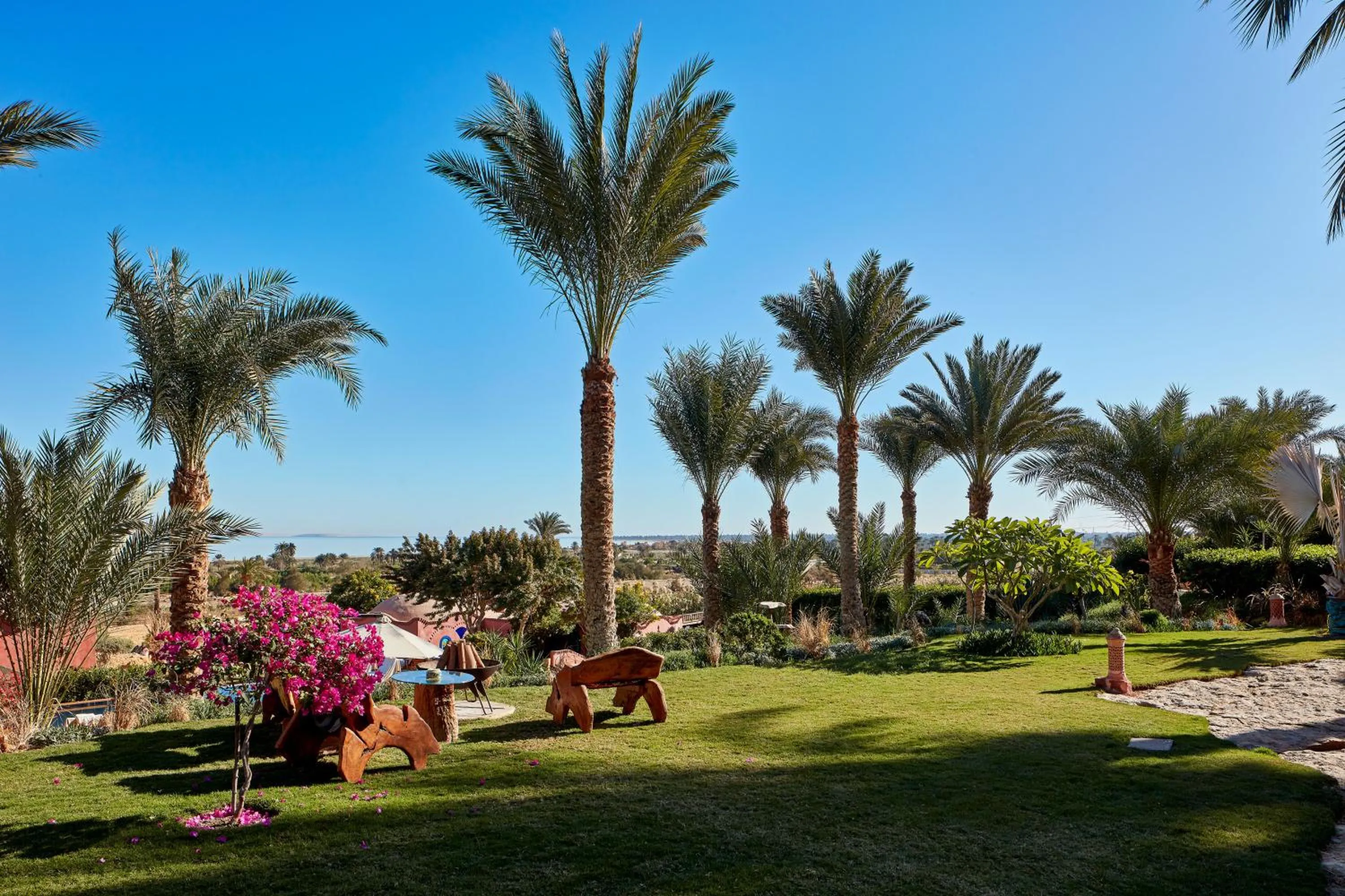 Garden in Lazib Inn Resort & Spa